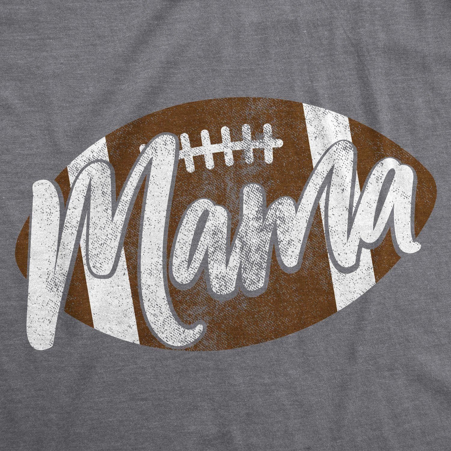 Football Mama Women's Tshirt  -  Crazy Dog T-Shirts