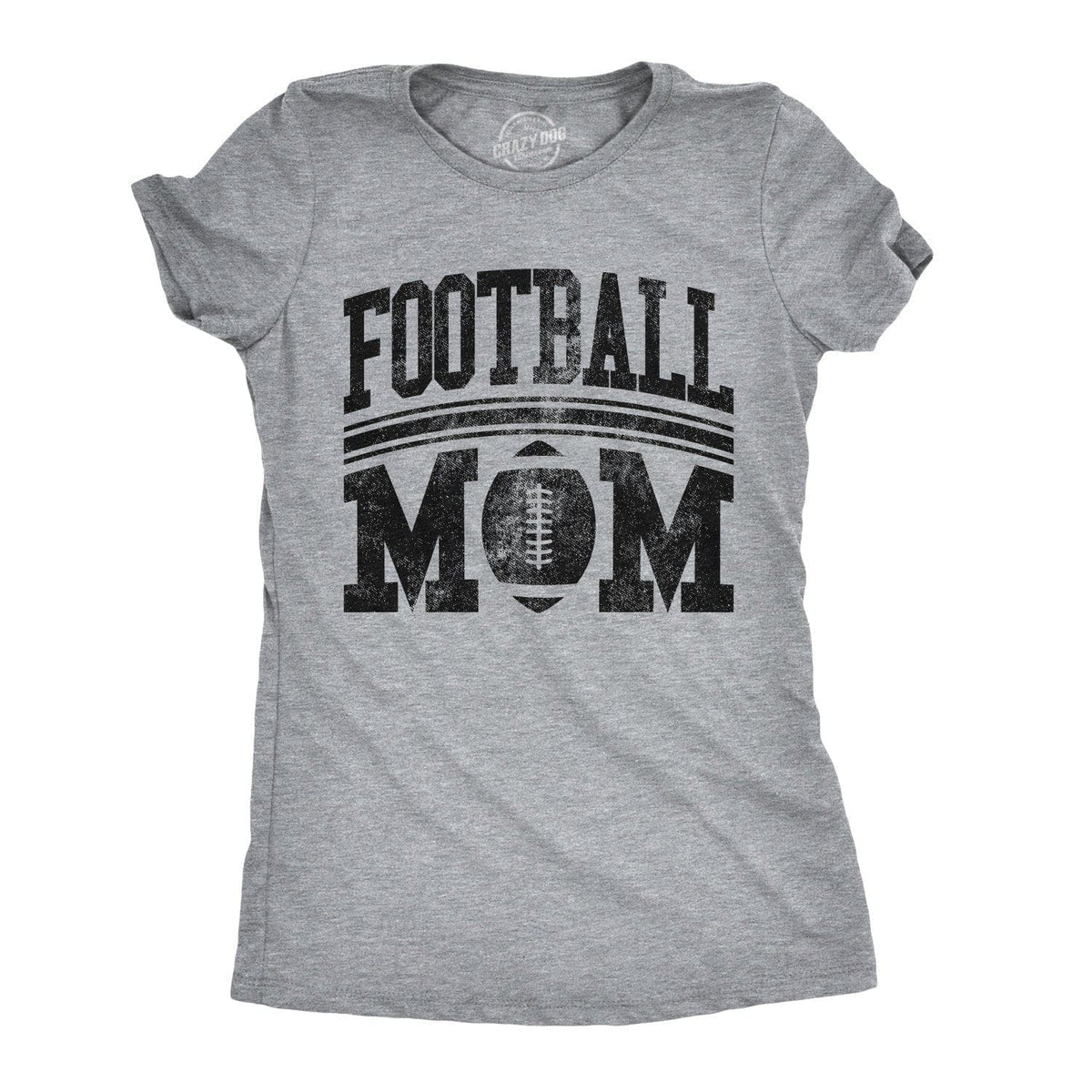 Football Mom Women&#39;s Tshirt  -  Crazy Dog T-Shirts