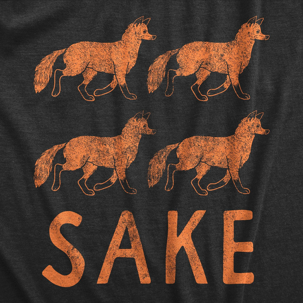Four Fox Sake Women&#39;s Tshirt  -  Crazy Dog T-Shirts