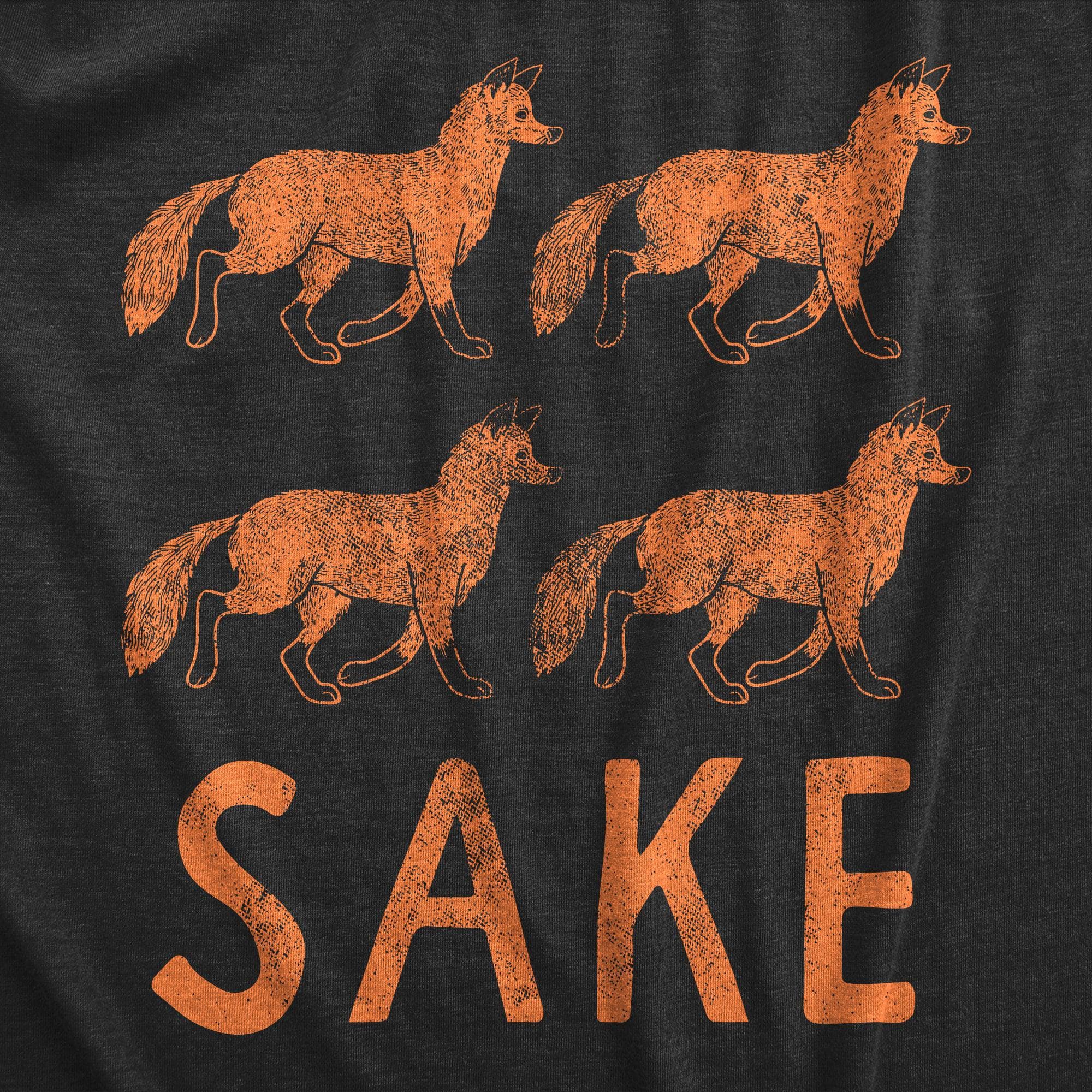 Four Fox Sake Women's Tshirt  -  Crazy Dog T-Shirts