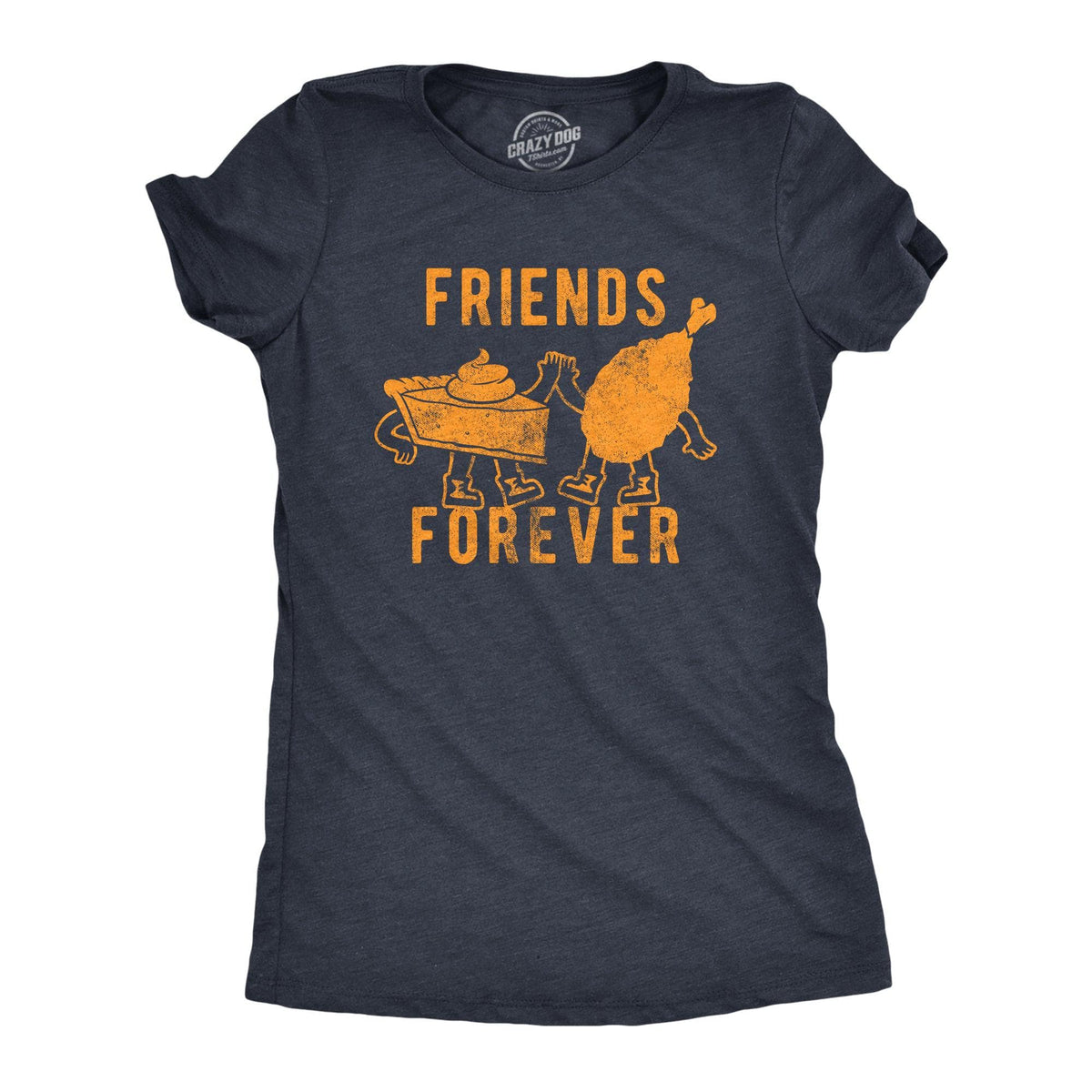 Friends Forever Women&#39;s Tshirt  -  Crazy Dog T-Shirts