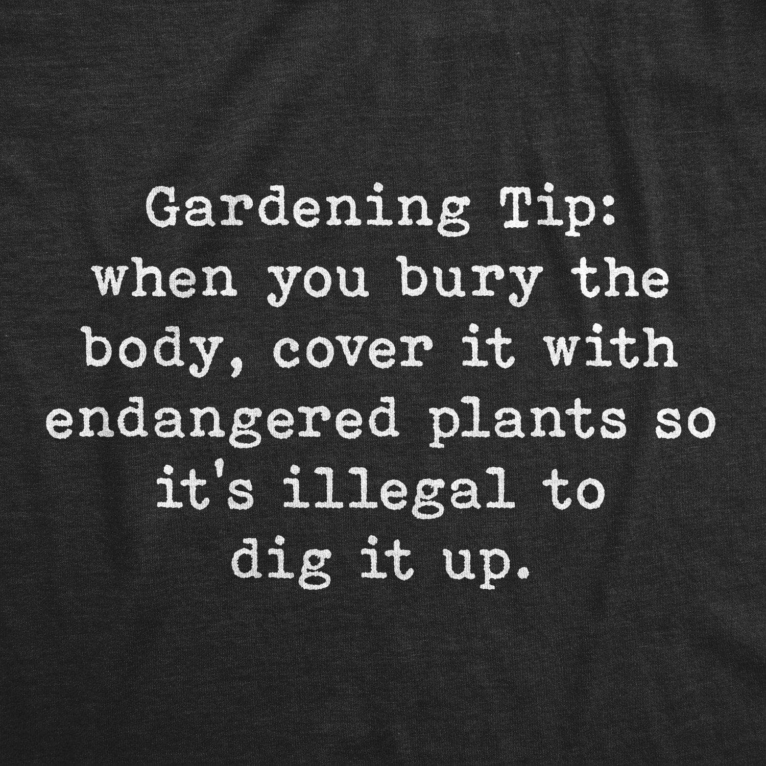 Gardening Tip Women's Tshirt - Crazy Dog T-Shirts