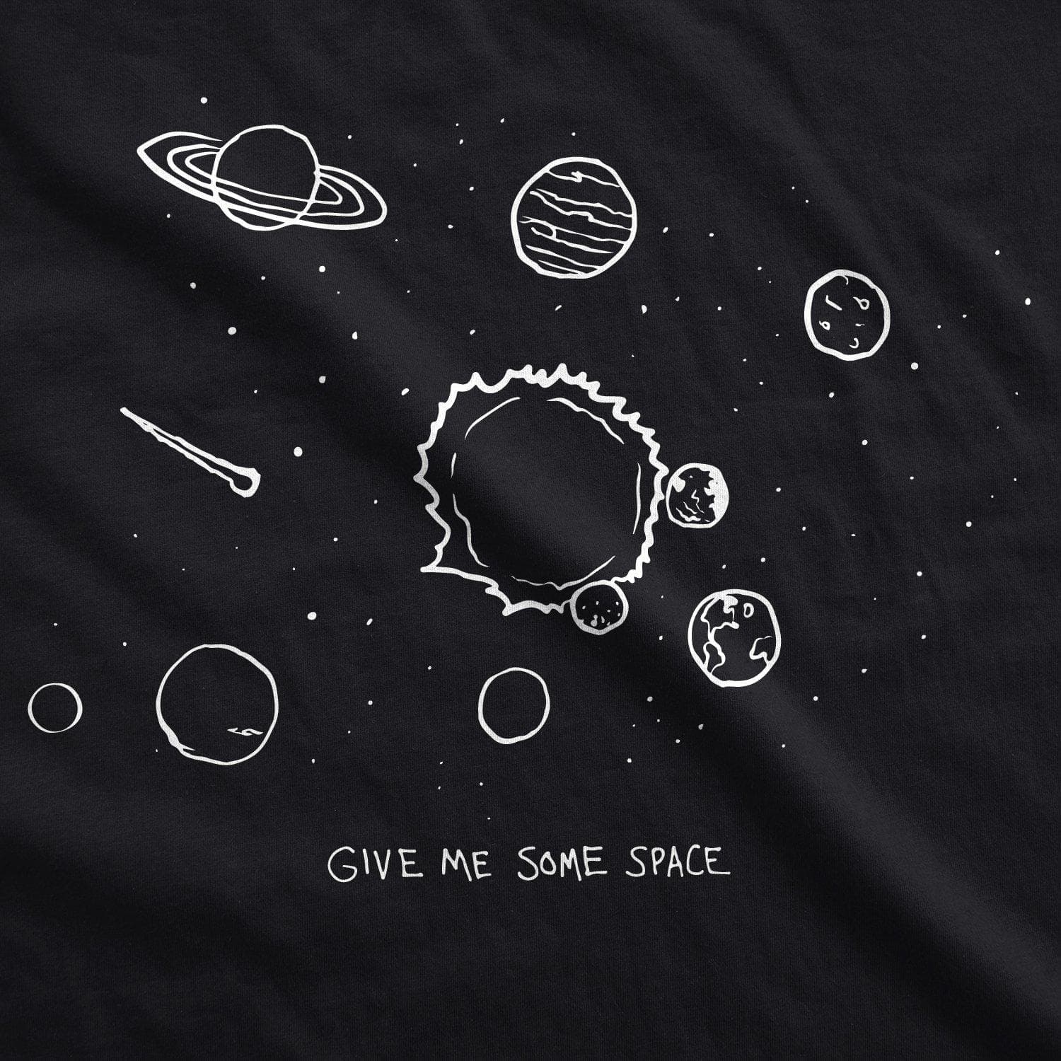 Give Me Some Space Women's Tshirt  -  Crazy Dog T-Shirts