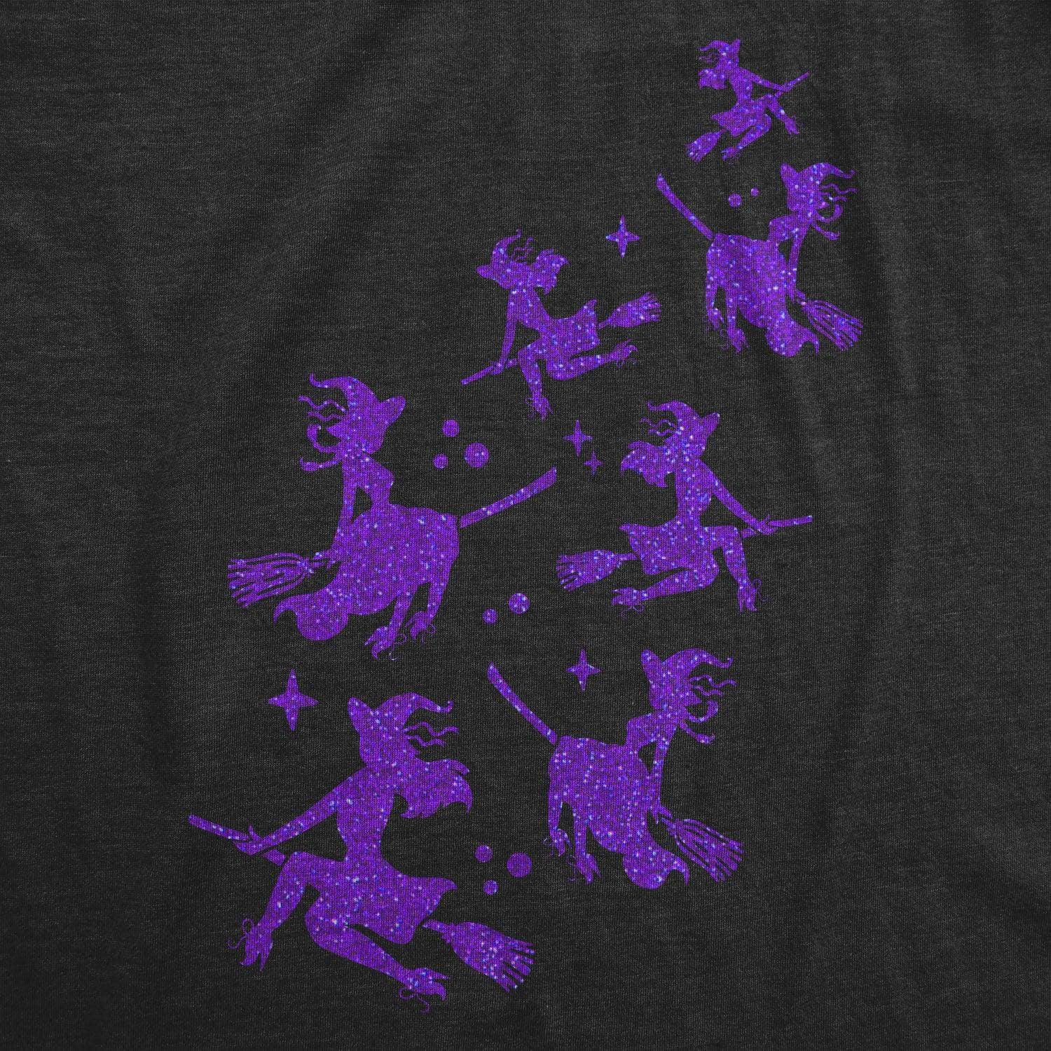 Glitter Witches Women's Tshirt  -  Crazy Dog T-Shirts