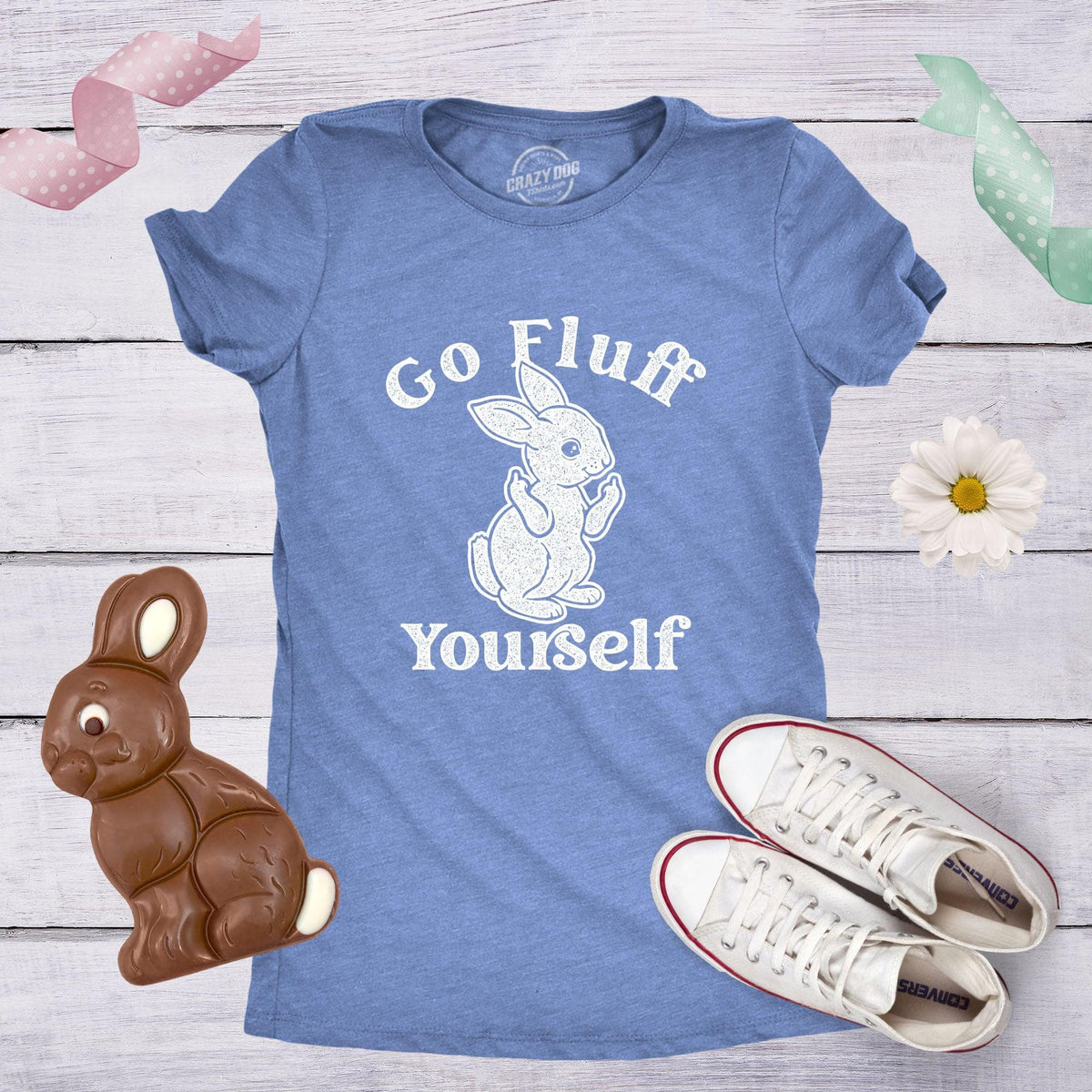 Go Fluff Yourself Women&#39;s Tshirt  -  Crazy Dog T-Shirts