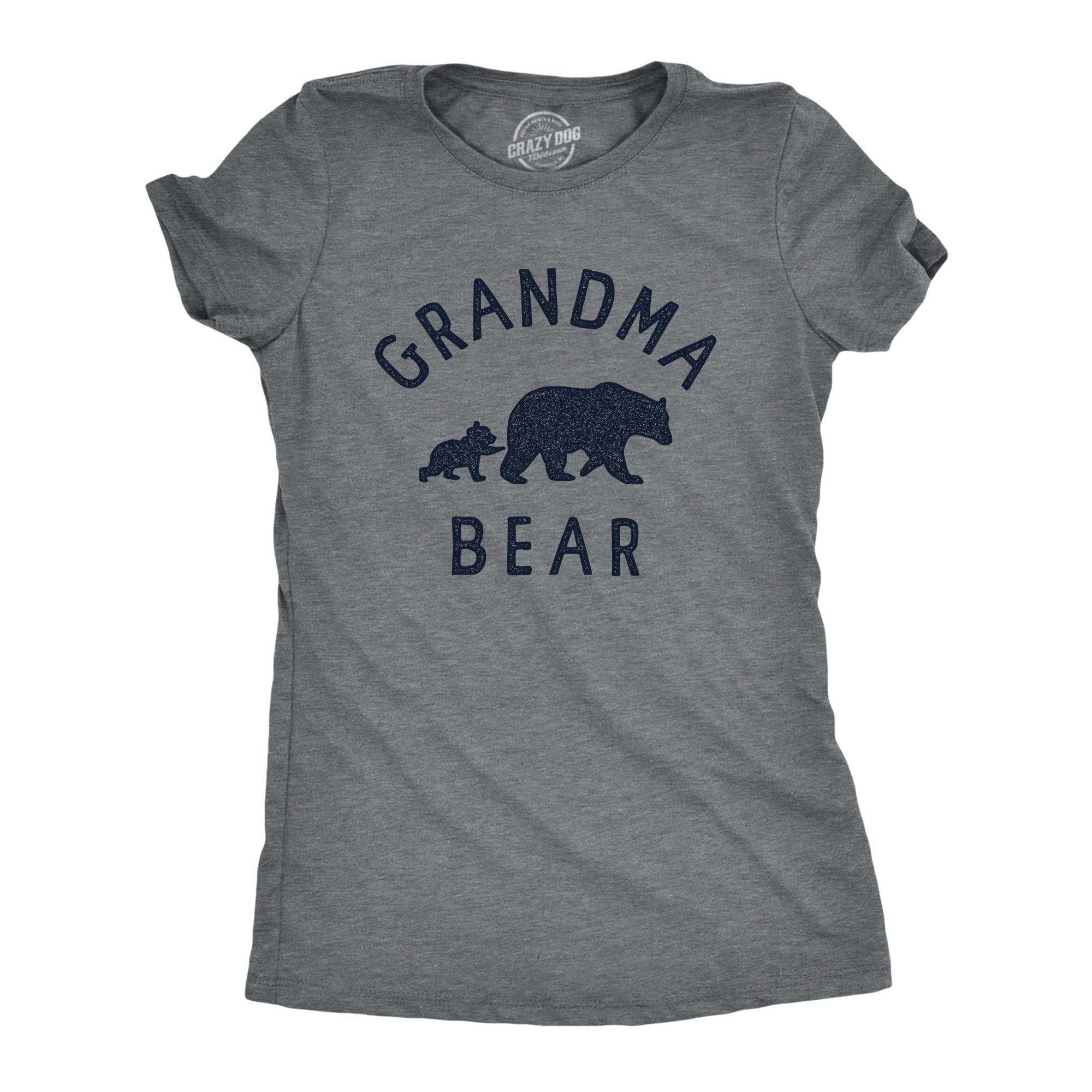 Grandma Bear Women's Tshirt  -  Crazy Dog T-Shirts