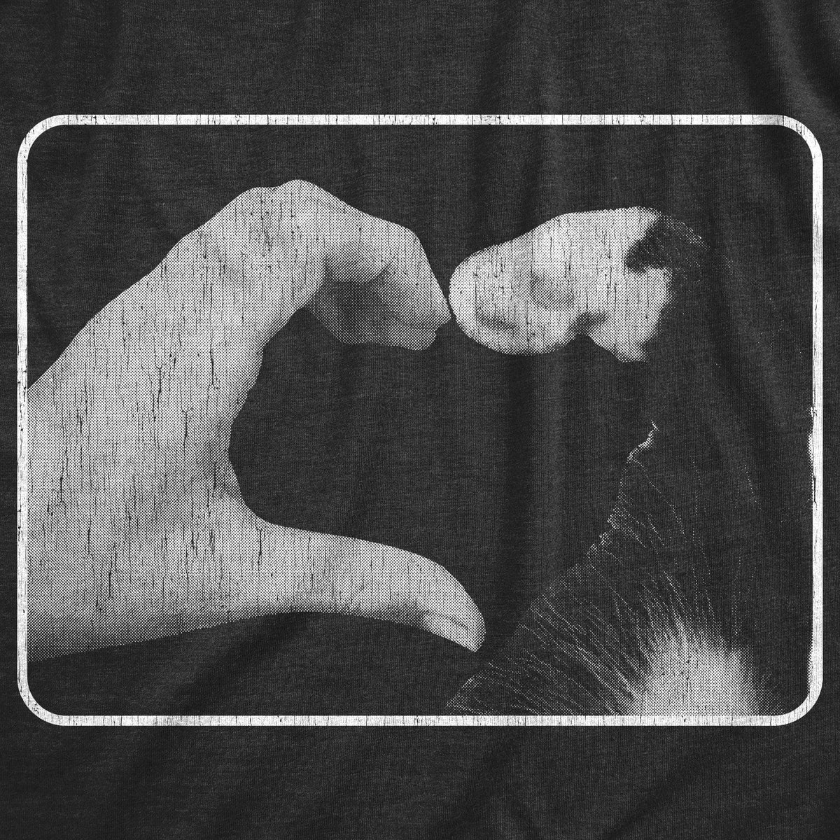 Hand Paw Heart Women&#39;s Tshirt  -  Crazy Dog T-Shirts