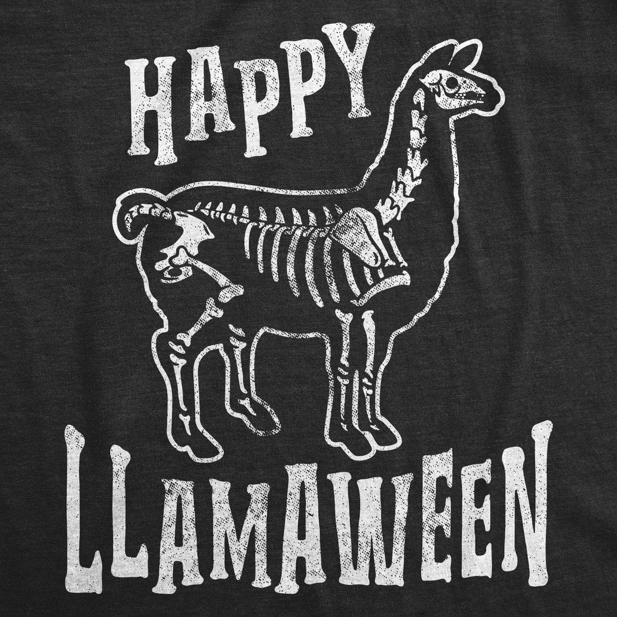 Happy Llamaween Women&#39;s Tshirt - Crazy Dog T-Shirts