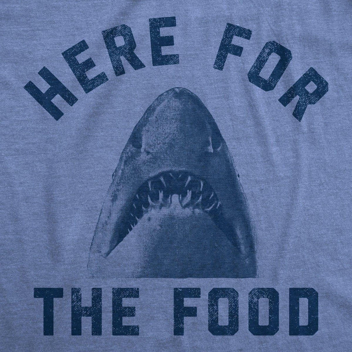 Here For The Food Women&#39;s Tshirt - Crazy Dog T-Shirts