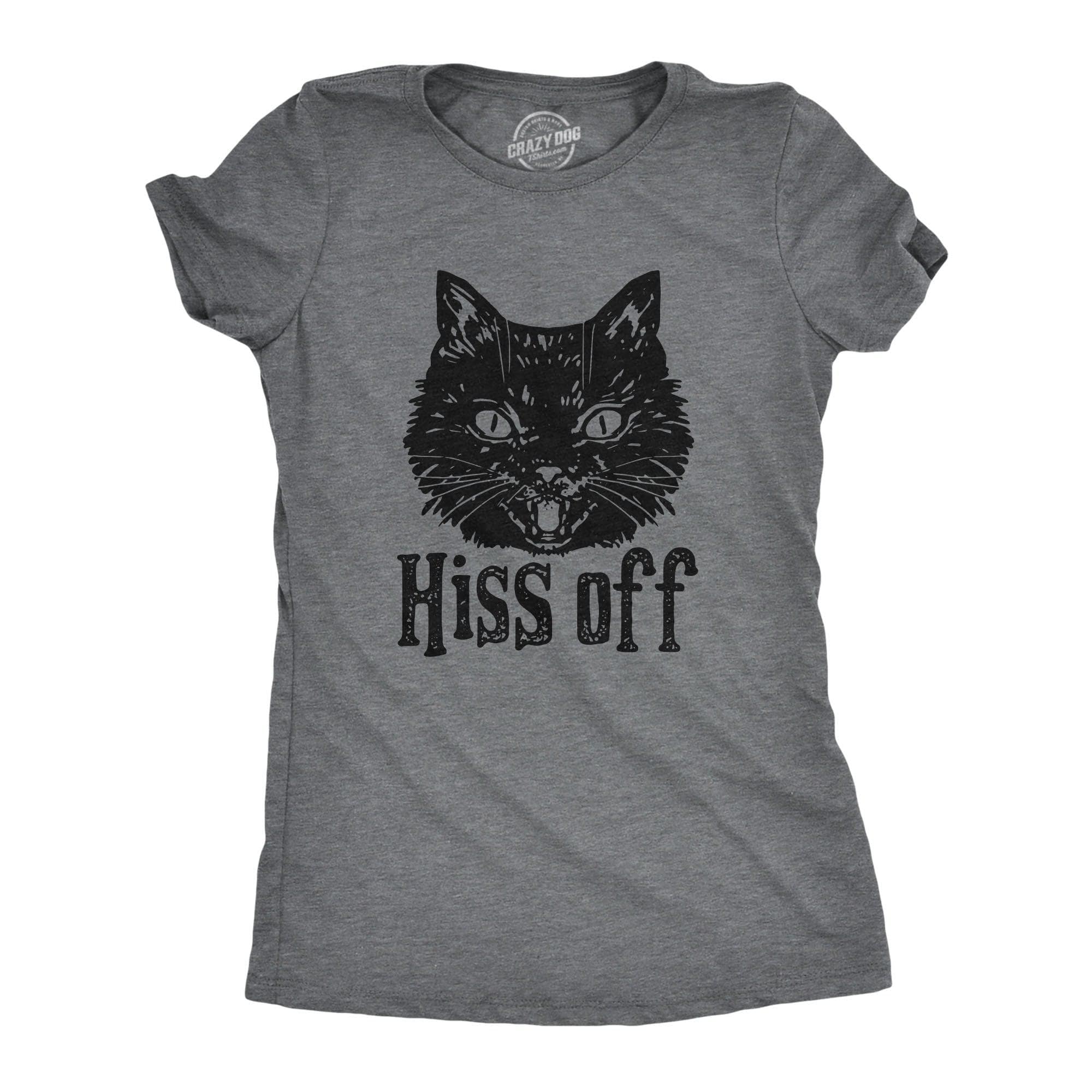 Hiss Off Women's Tshirt  -  Crazy Dog T-Shirts