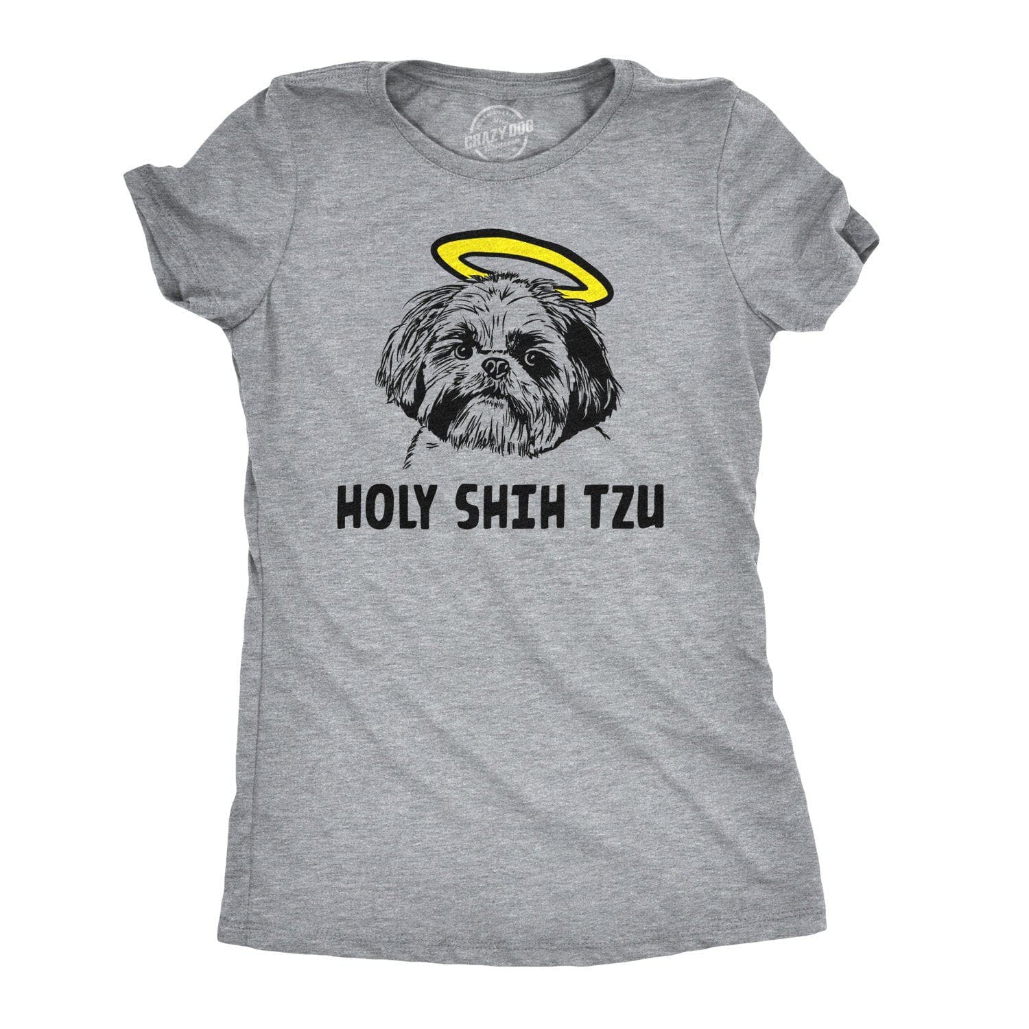 Holy Shih Tzu Women's Tshirt - Crazy Dog T-Shirts