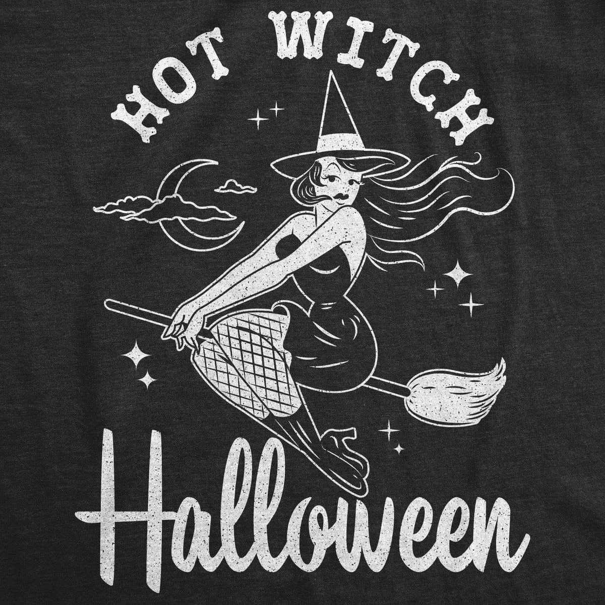 Hot Witch Halloween Women&#39;s Tshirt - Crazy Dog T-Shirts