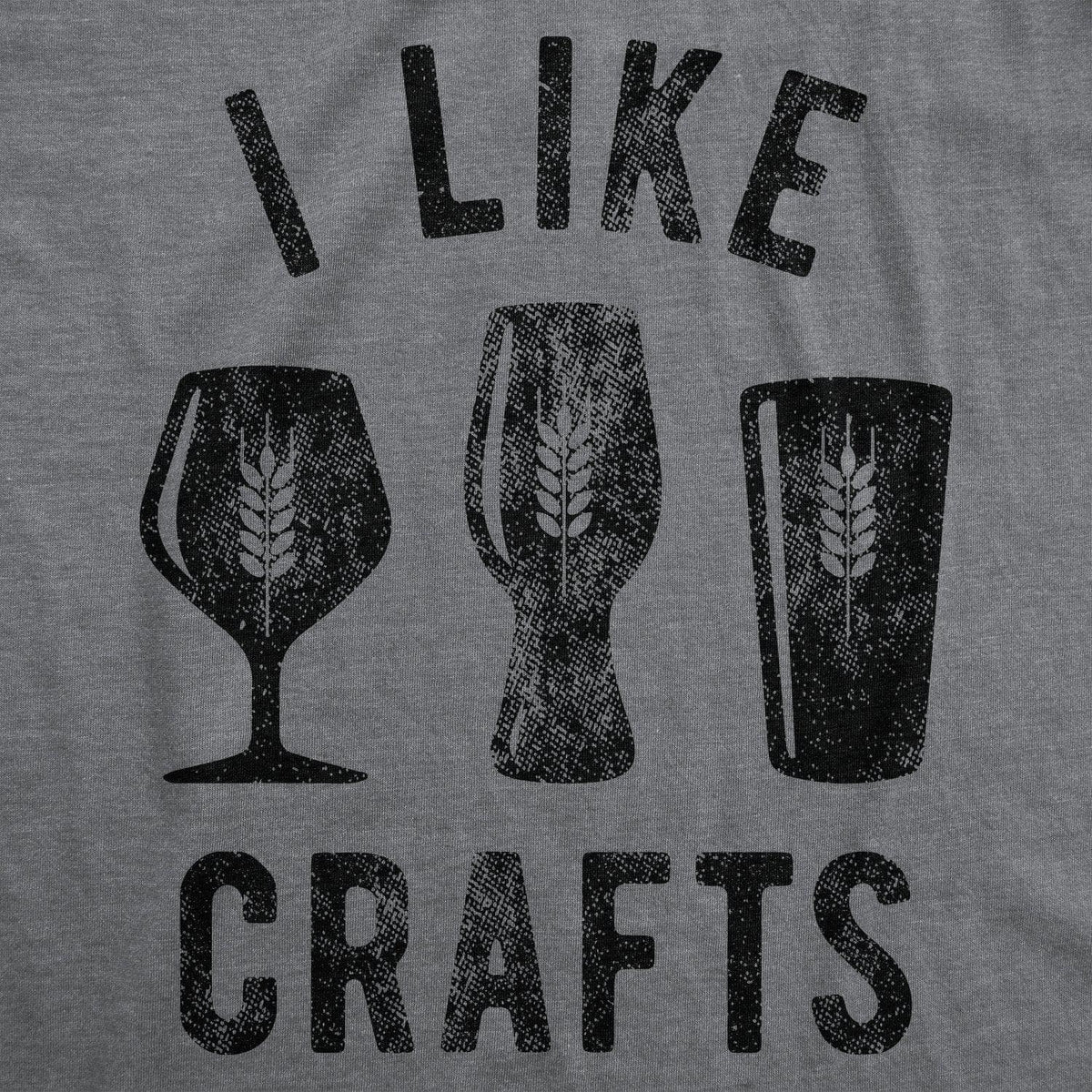 I Like Crafts Women&#39;s Tshirt  -  Crazy Dog T-Shirts