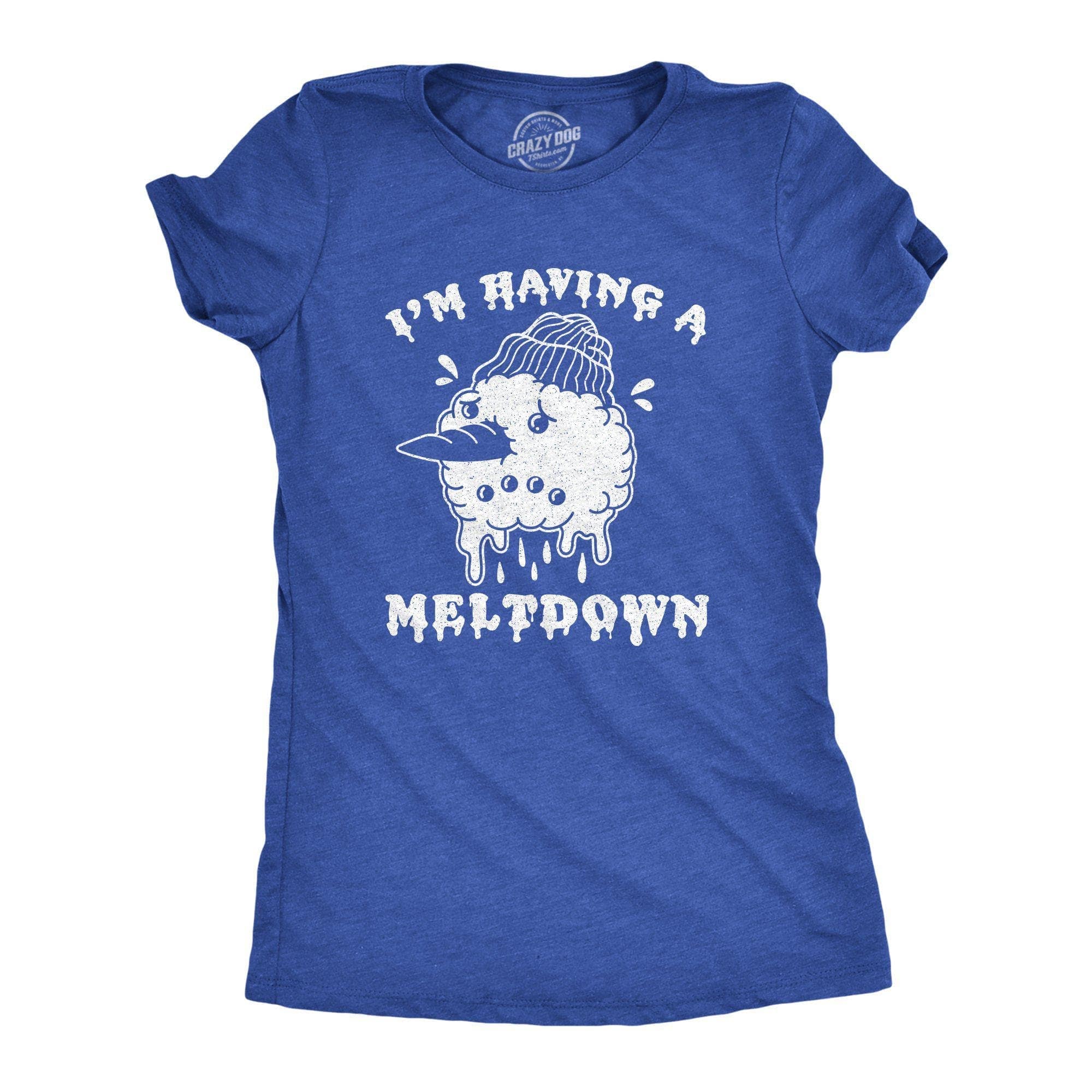 I'm Having A Meltdown Women's Tshirt - Crazy Dog T-Shirts