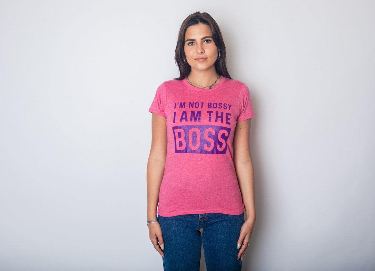 I&#39;m Not Bossy I Am The Boss Women&#39;s Tshirt  -  Crazy Dog T-Shirts