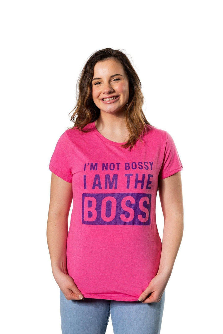 I'm Not Bossy I Am The Boss Women's Tshirt  -  Crazy Dog T-Shirts