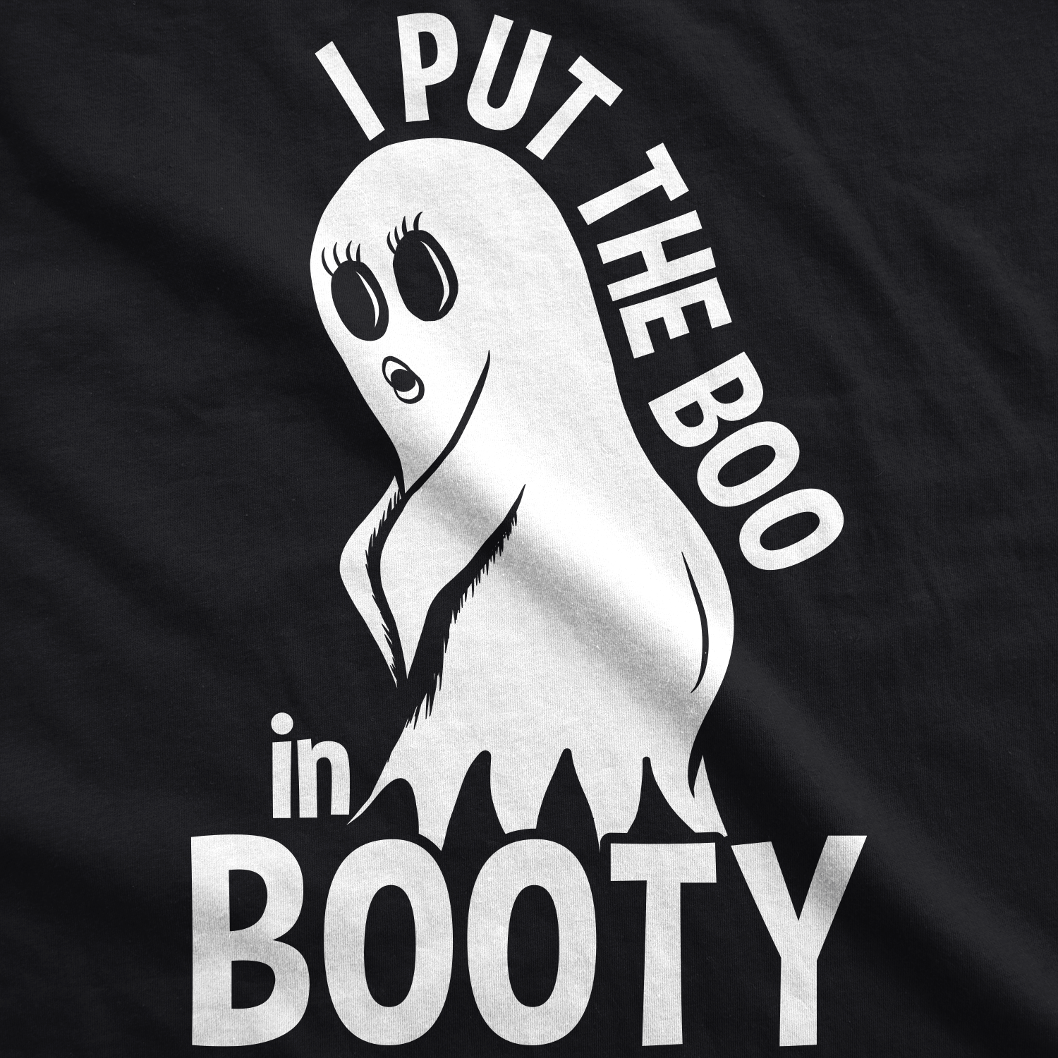 I Put The Boo In Booty Women's Tshirt - Crazy Dog T-Shirts