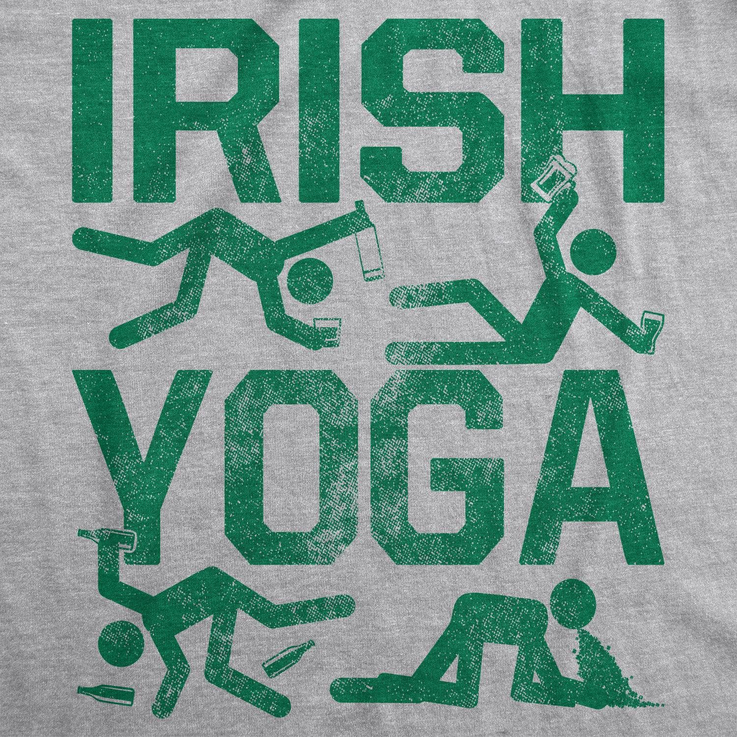 Irish Yoga Women's Tshirt  -  Crazy Dog T-Shirts