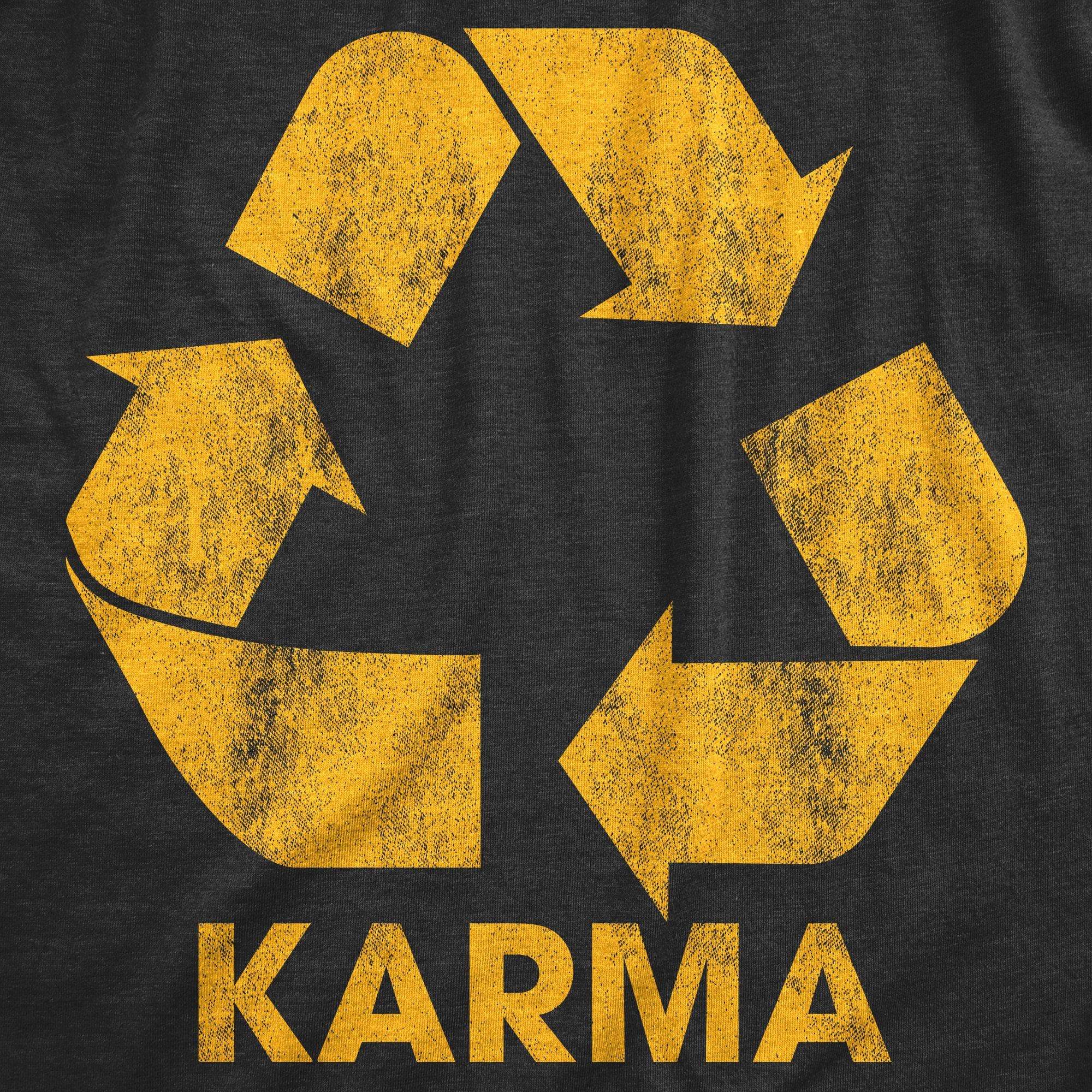 Karma Recycler Women's Tshirt - Crazy Dog T-Shirts