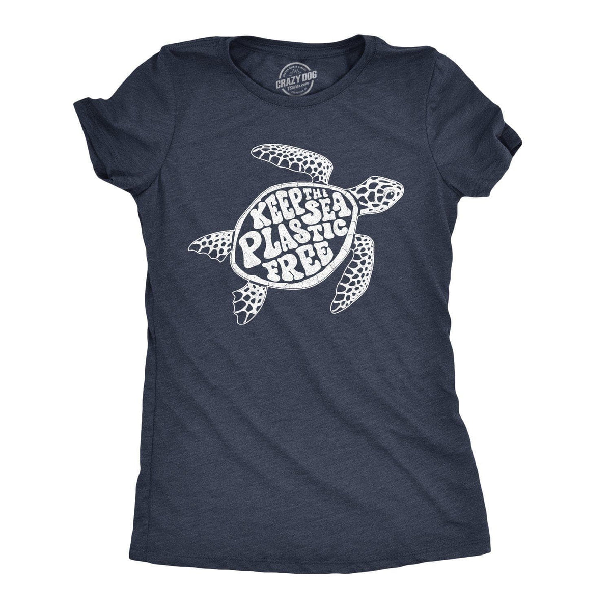 Keep The Sea Plastic Fre Women&#39;s Tshirt  -  Crazy Dog T-Shirts