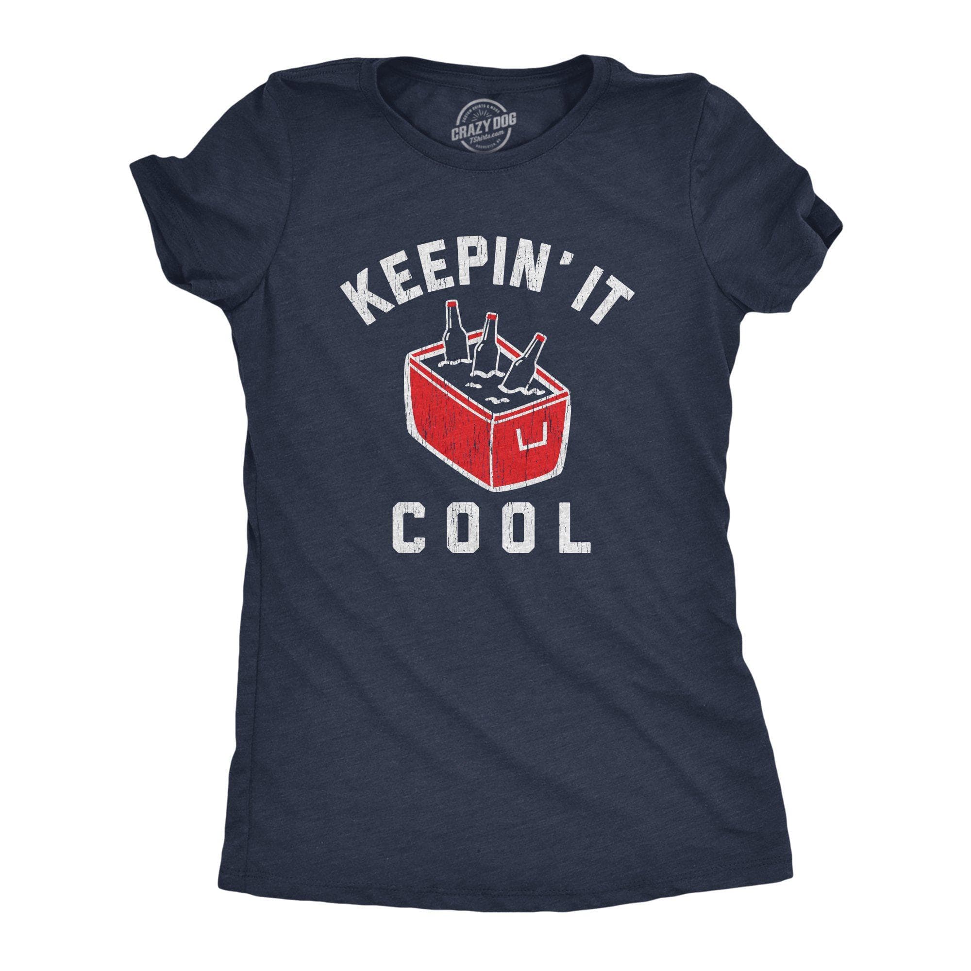 Keepin' It Cool Women's Tshirt - Crazy Dog T-Shirts