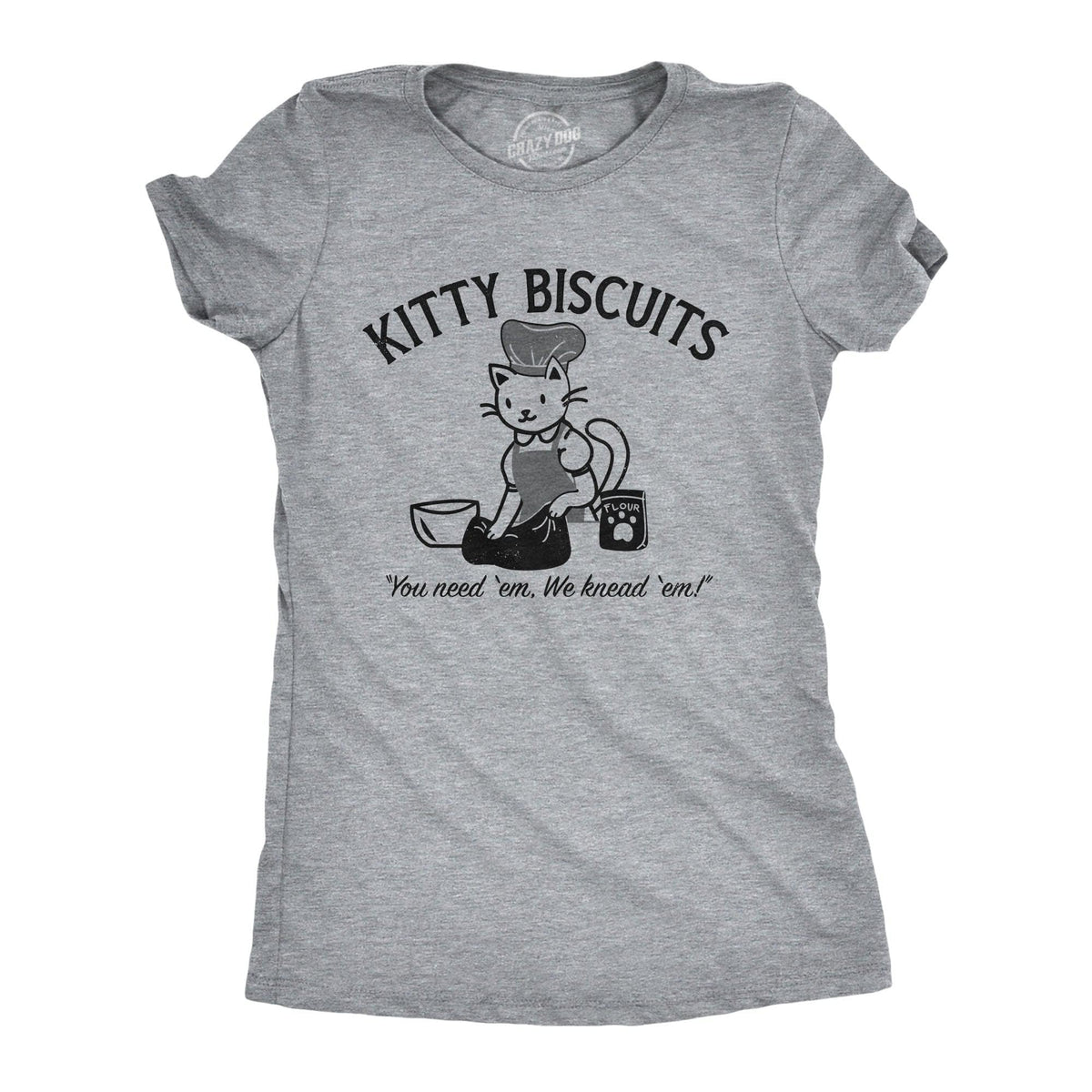 Kitty Biscuits Women&#39;s Tshirt  -  Crazy Dog T-Shirts