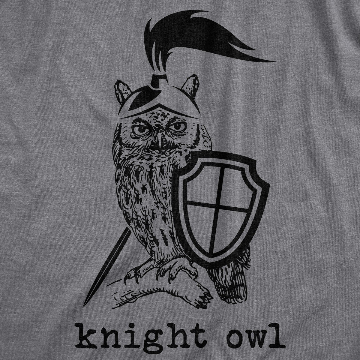 Knight Owl Women&#39;s Tshirt  -  Crazy Dog T-Shirts
