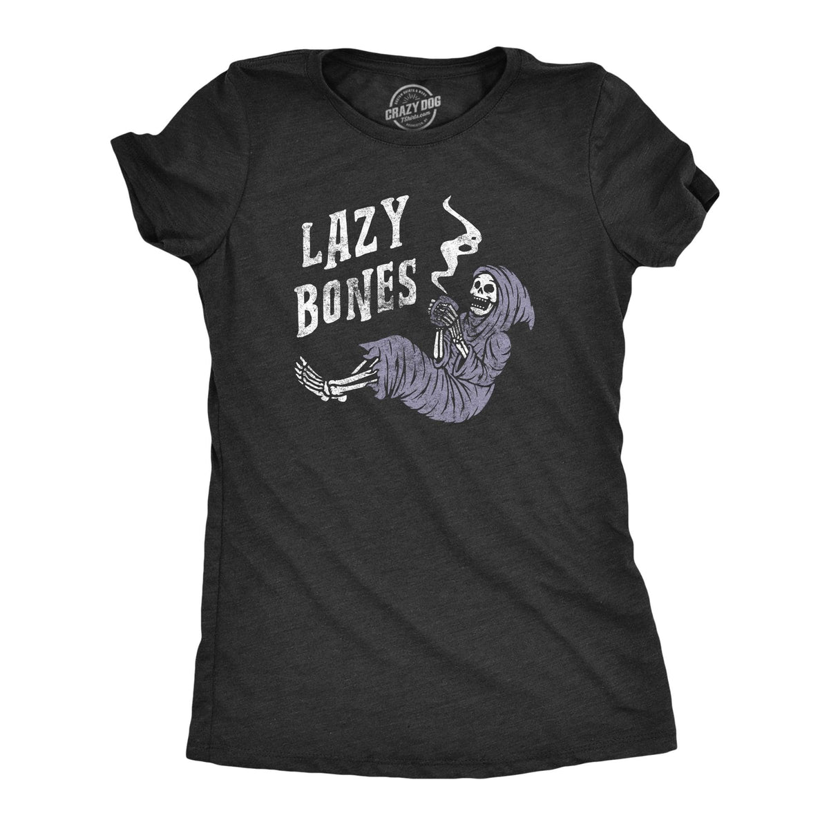 Lazy Bones Women&#39;s Tshirt  -  Crazy Dog T-Shirts
