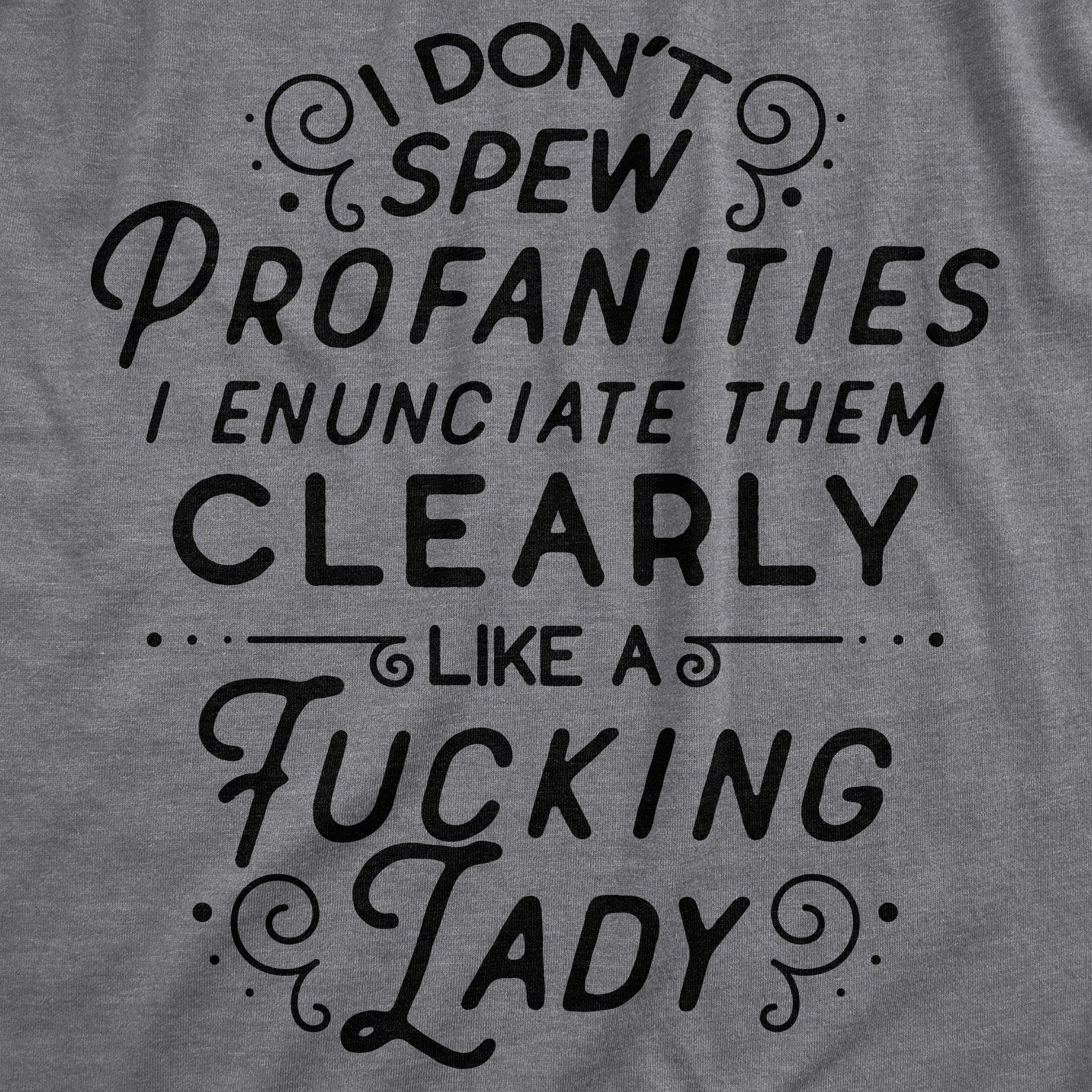 Like A Fucking Lady Women's Tshirt  -  Crazy Dog T-Shirts