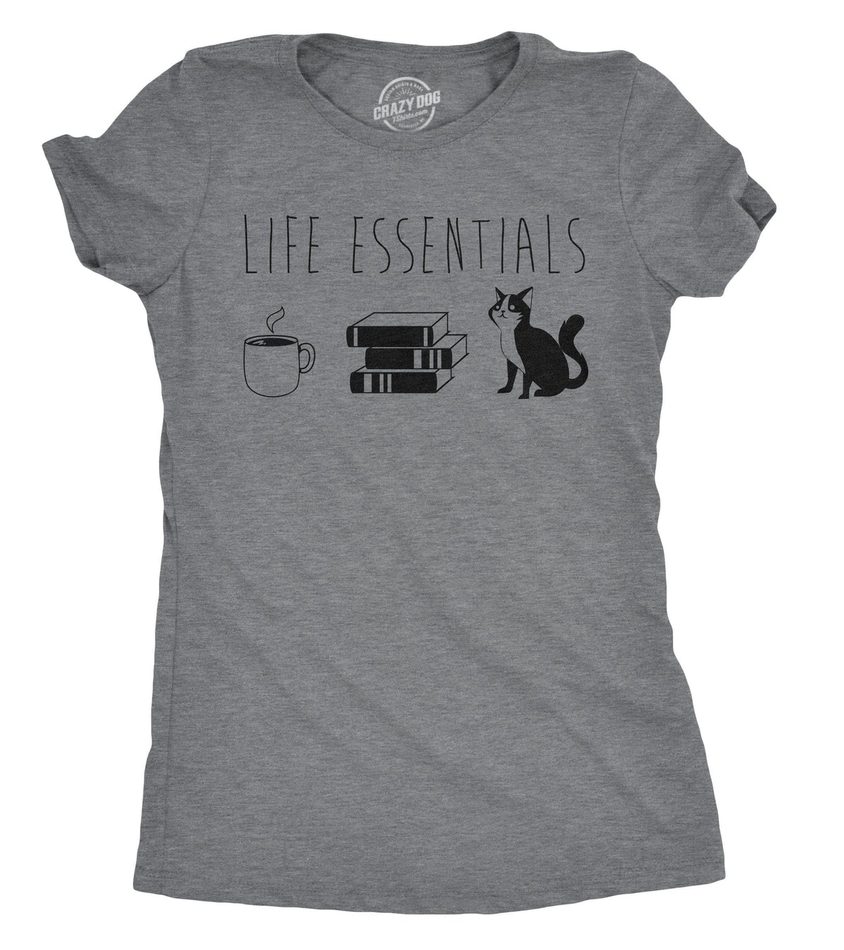 Live Life In The Meow Women&#39;s Tshirt  -  Crazy Dog T-Shirts