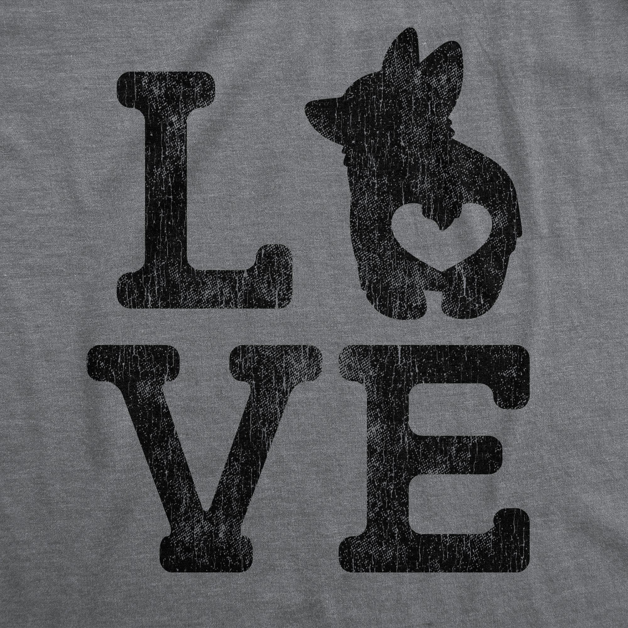 Love Corgi Women's Tshirt - Crazy Dog T-Shirts