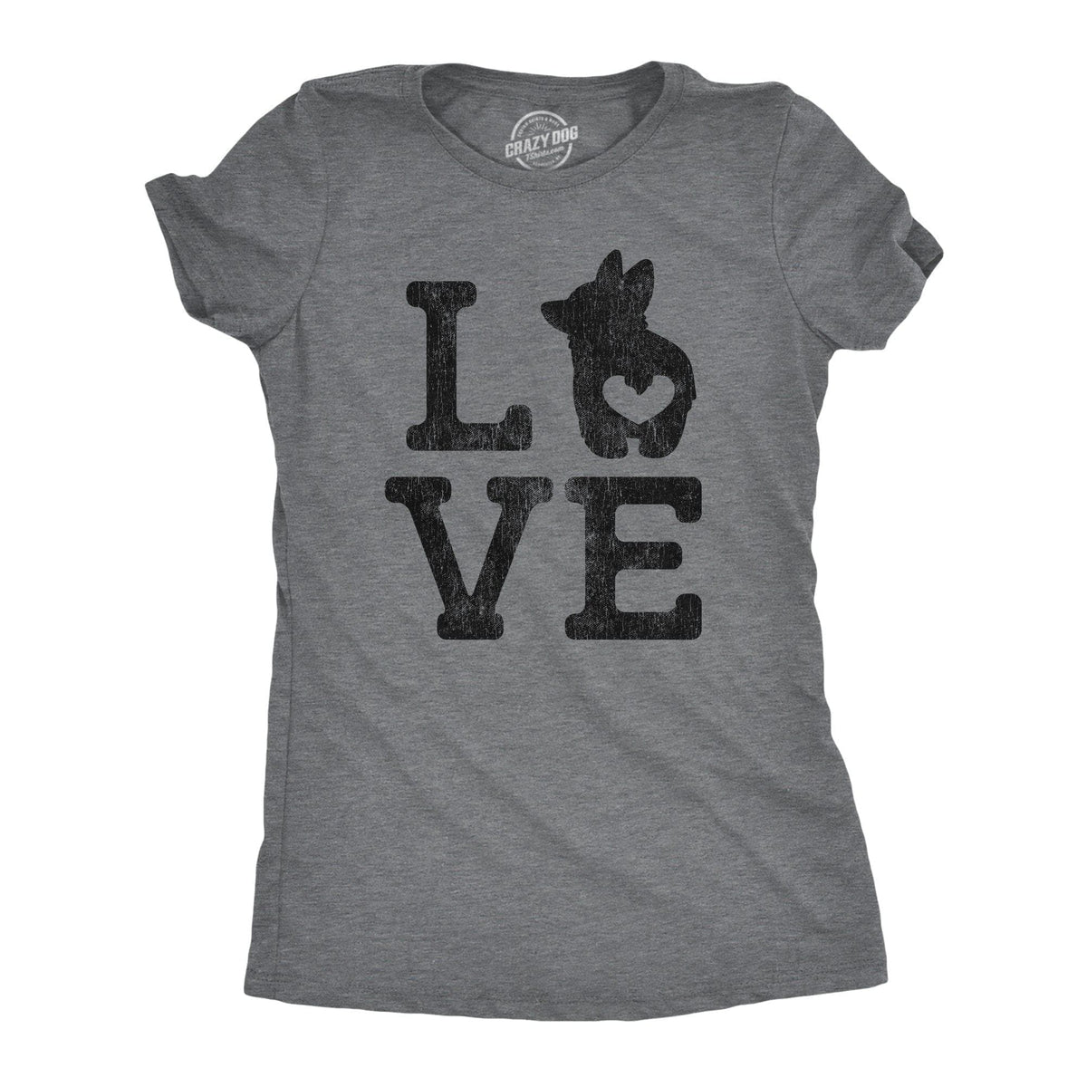 Love Corgi Women&#39;s Tshirt - Crazy Dog T-Shirts