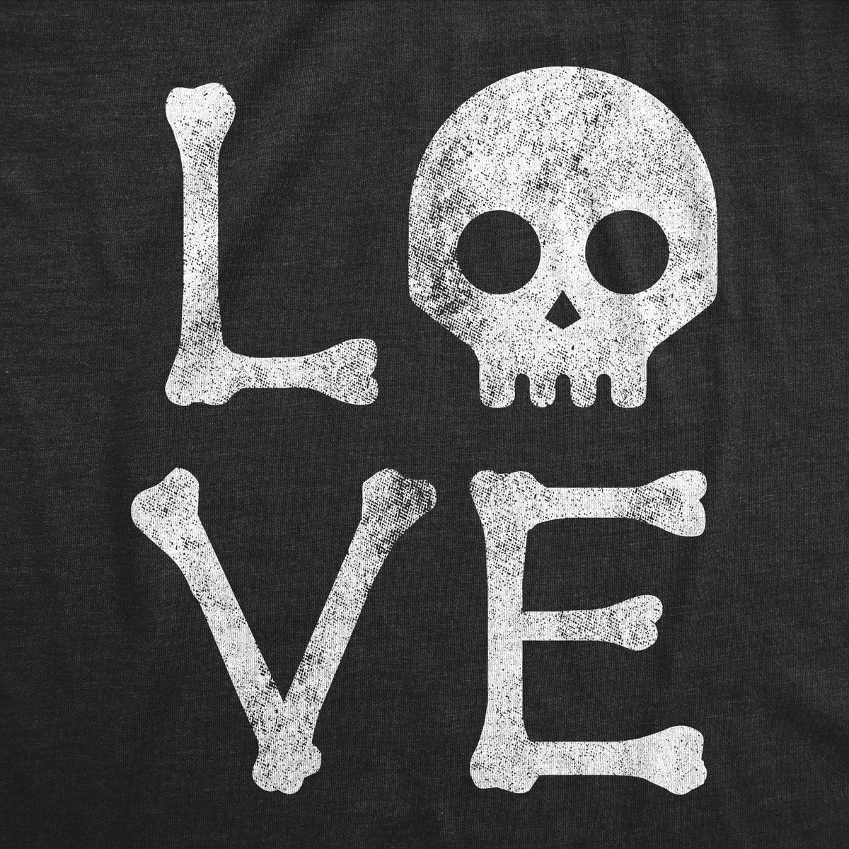 Love Skull Women&#39;s Tshirt - Crazy Dog T-Shirts