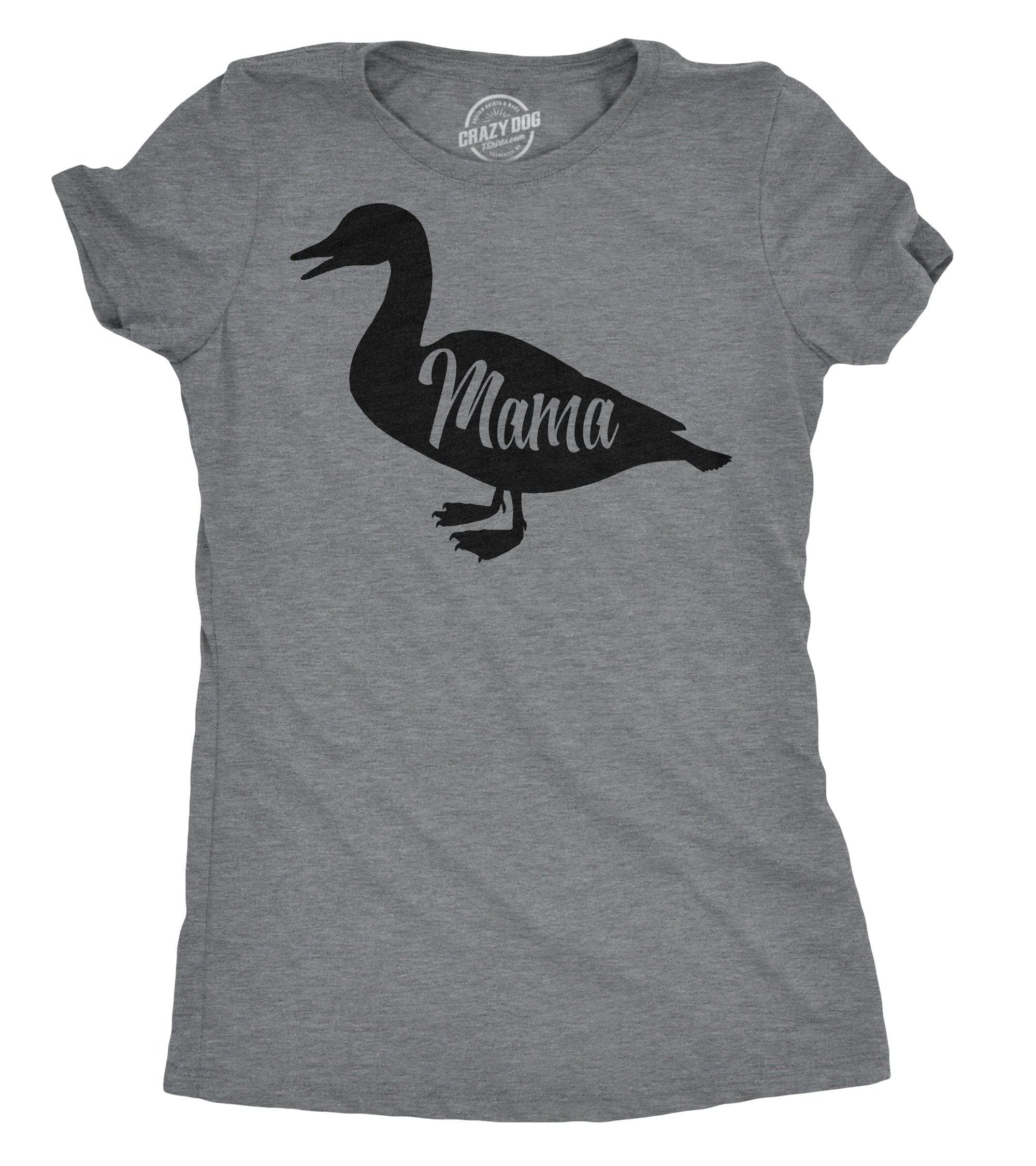 Mama Duck Women's Tshirt  -  Crazy Dog T-Shirts