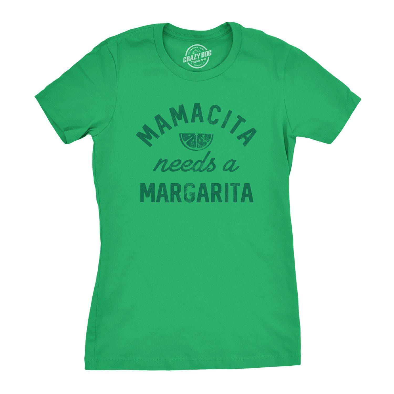 Mamacita Needs A Margarita Women's Tshirt  -  Crazy Dog T-Shirts