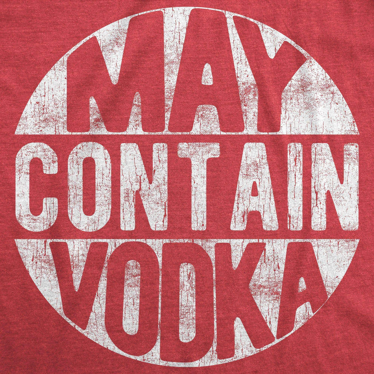 May Contain Vodka Women&#39;s Tshirt - Crazy Dog T-Shirts
