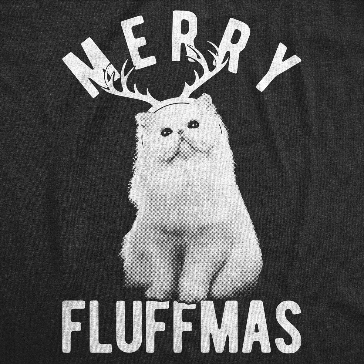 Merry Fluffmas Women&#39;s Tshirt - Crazy Dog T-Shirts