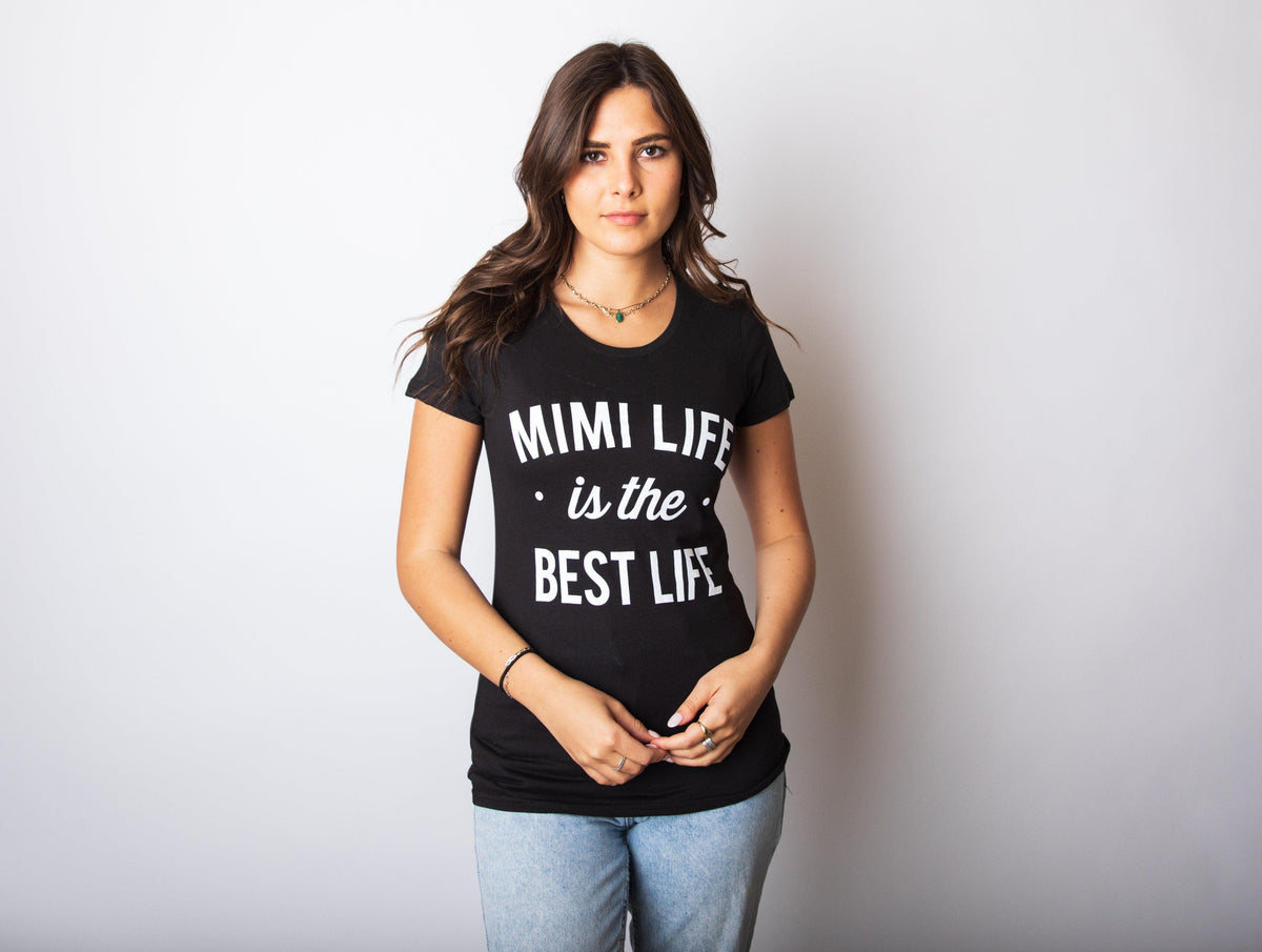 Mimi Life Is The Best Life Women&#39;s Tshirt  -  Crazy Dog T-Shirts