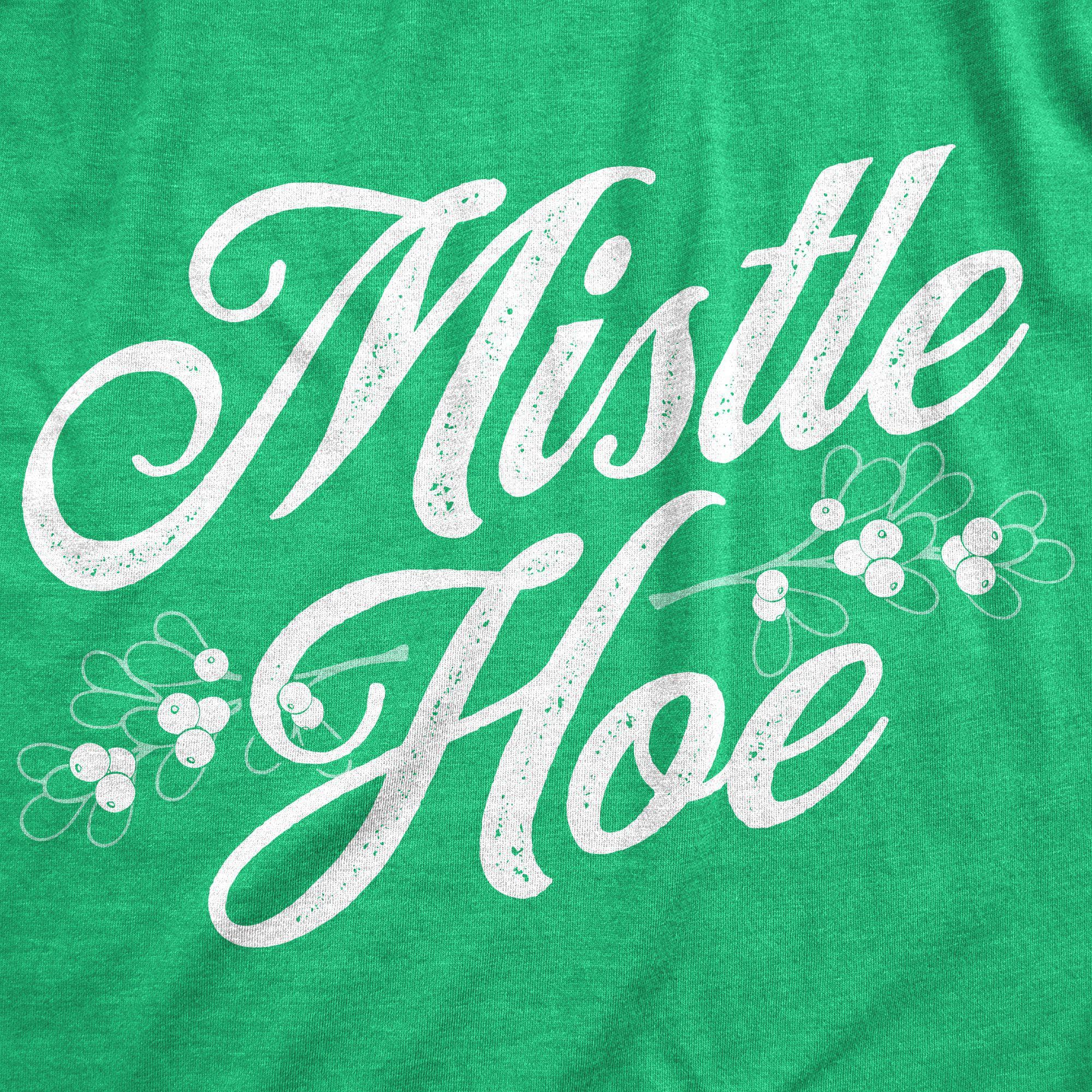 Mistle Hoe Women's Tshirt - Crazy Dog T-Shirts