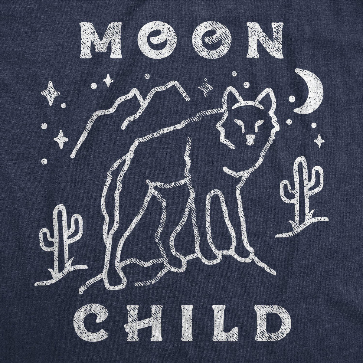 Moon Child Women&#39;s Tshirt - Crazy Dog T-Shirts