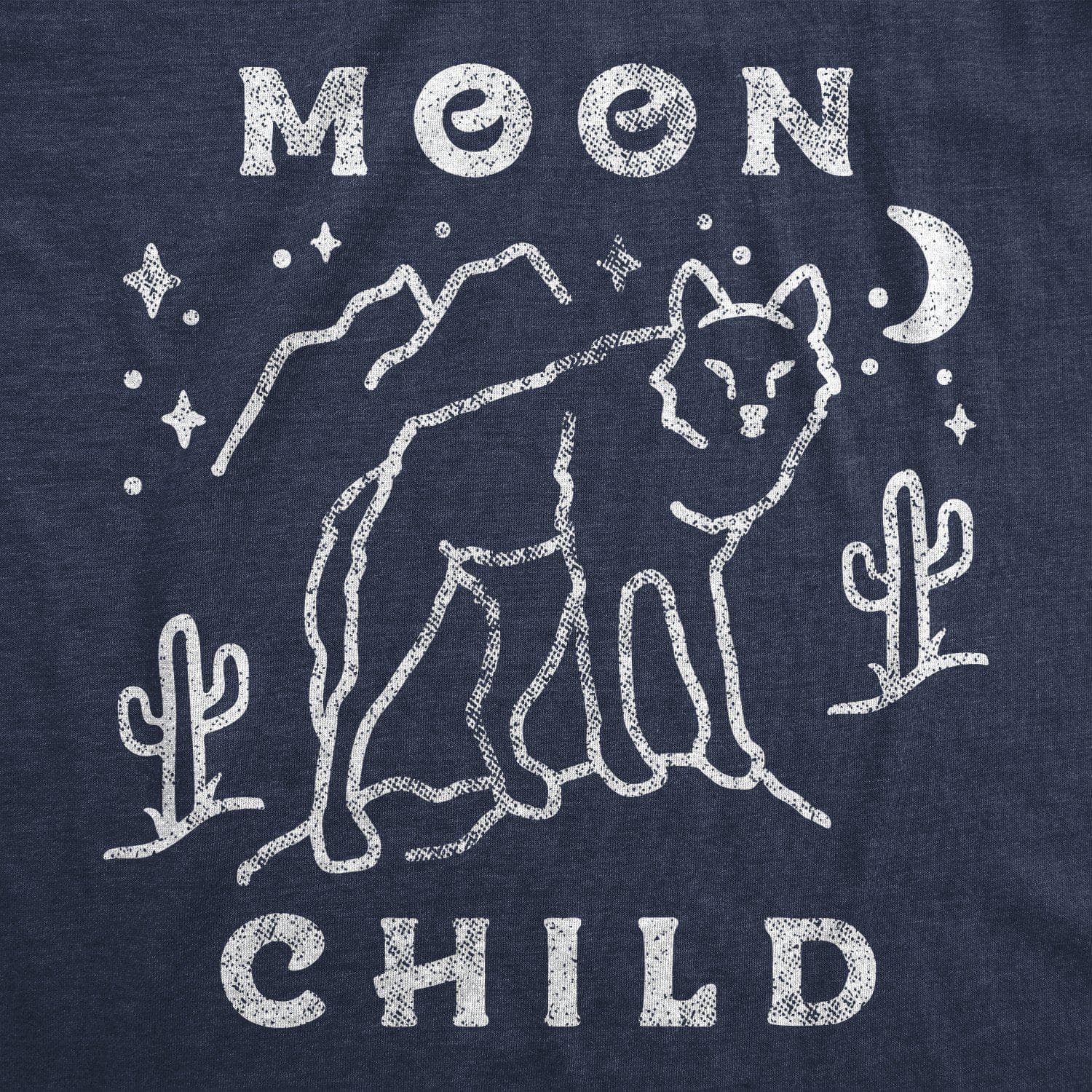 Moon Child Women's Tshirt - Crazy Dog T-Shirts