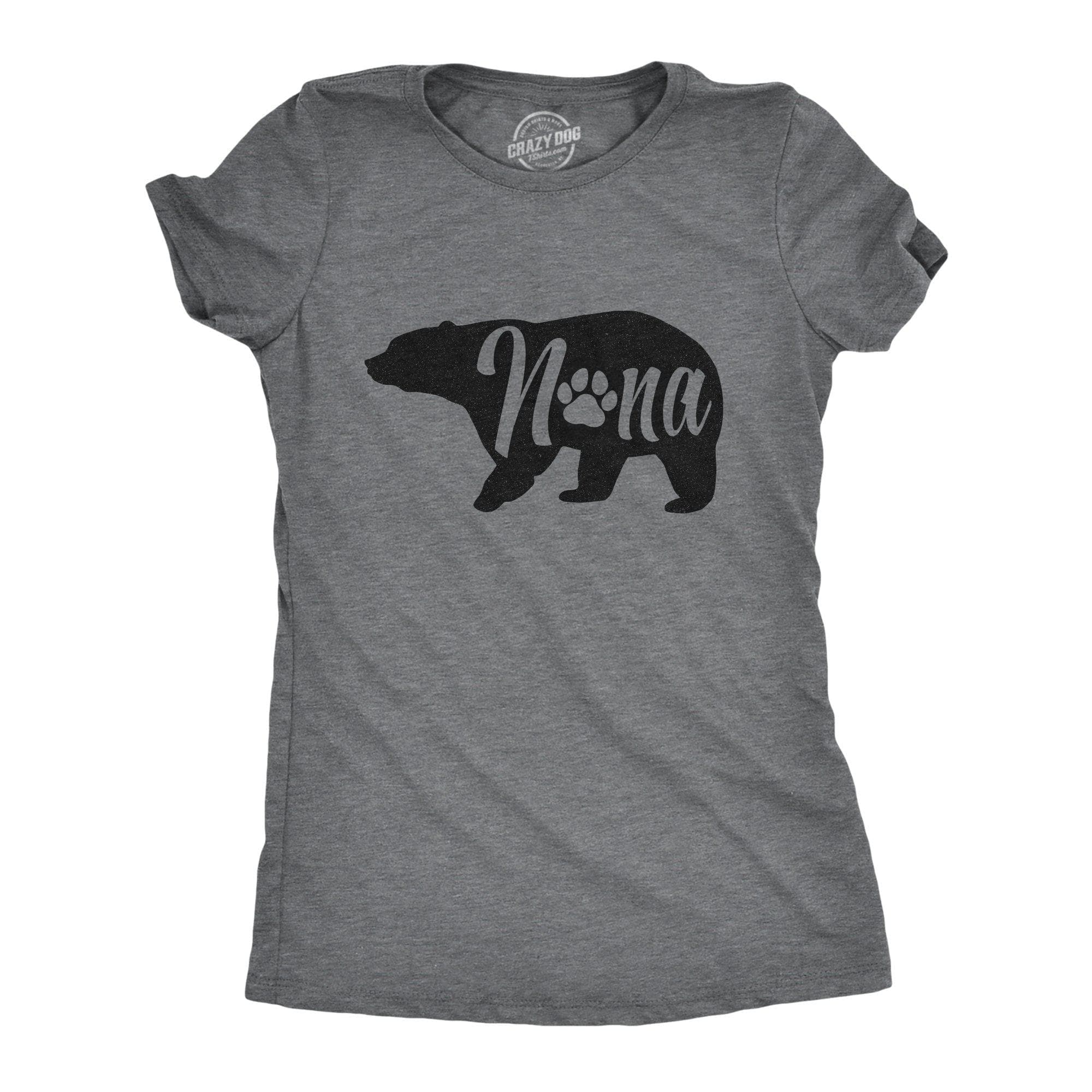 Nana Bear Women's Tshirt - Crazy Dog T-Shirts