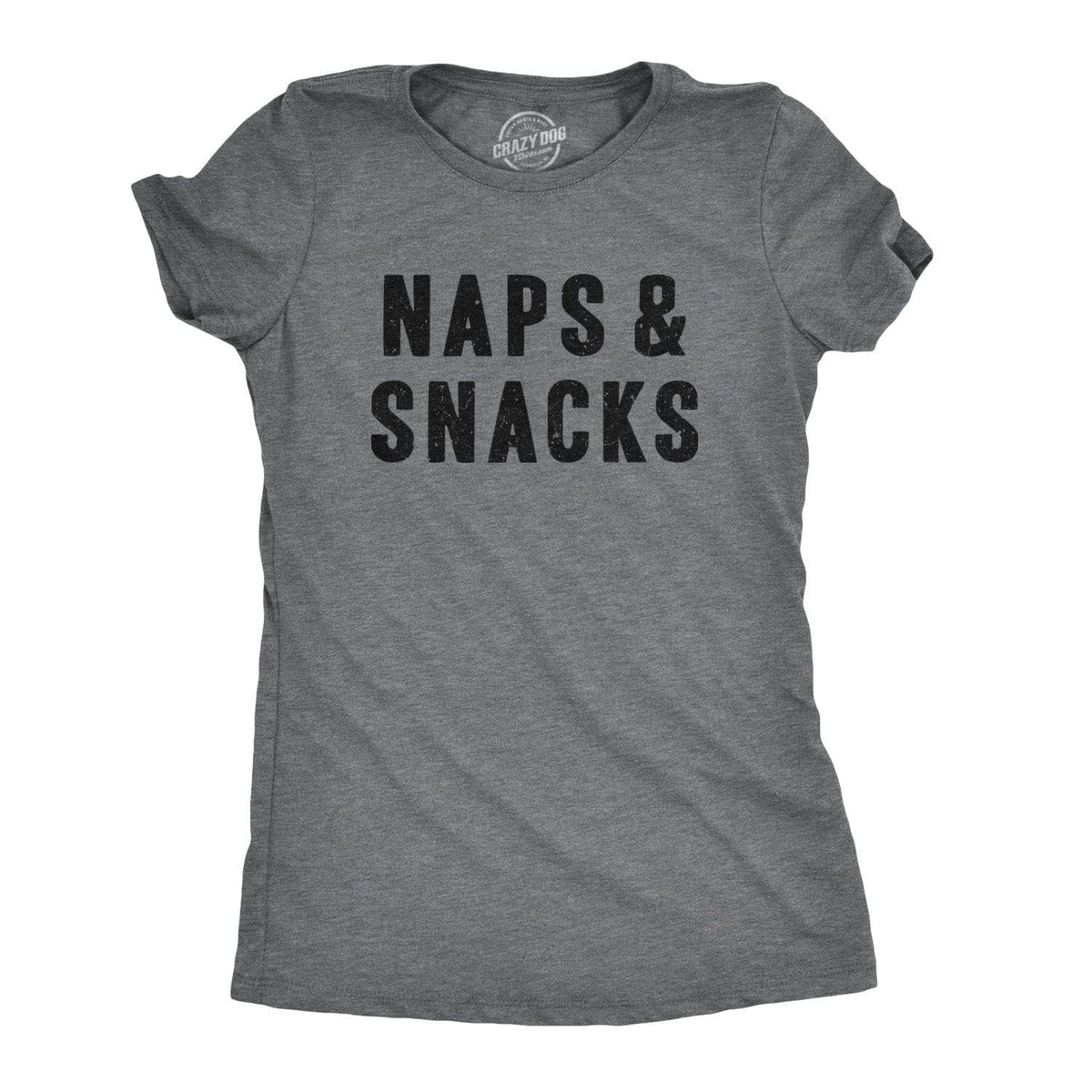 Naps And Snacks Women&#39;s Tshirt  -  Crazy Dog T-Shirts