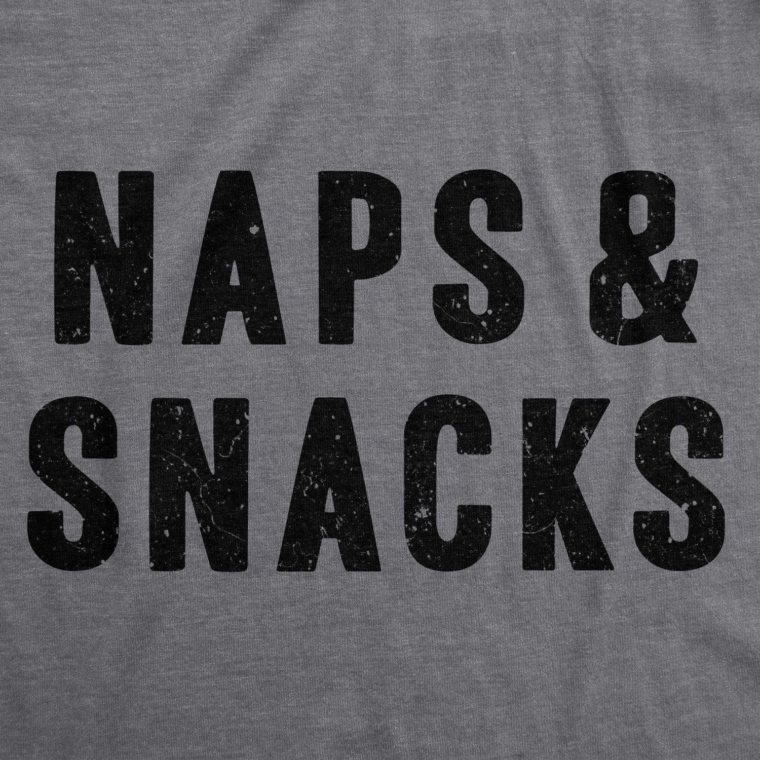 Naps And Snacks Women's Tshirt  -  Crazy Dog T-Shirts
