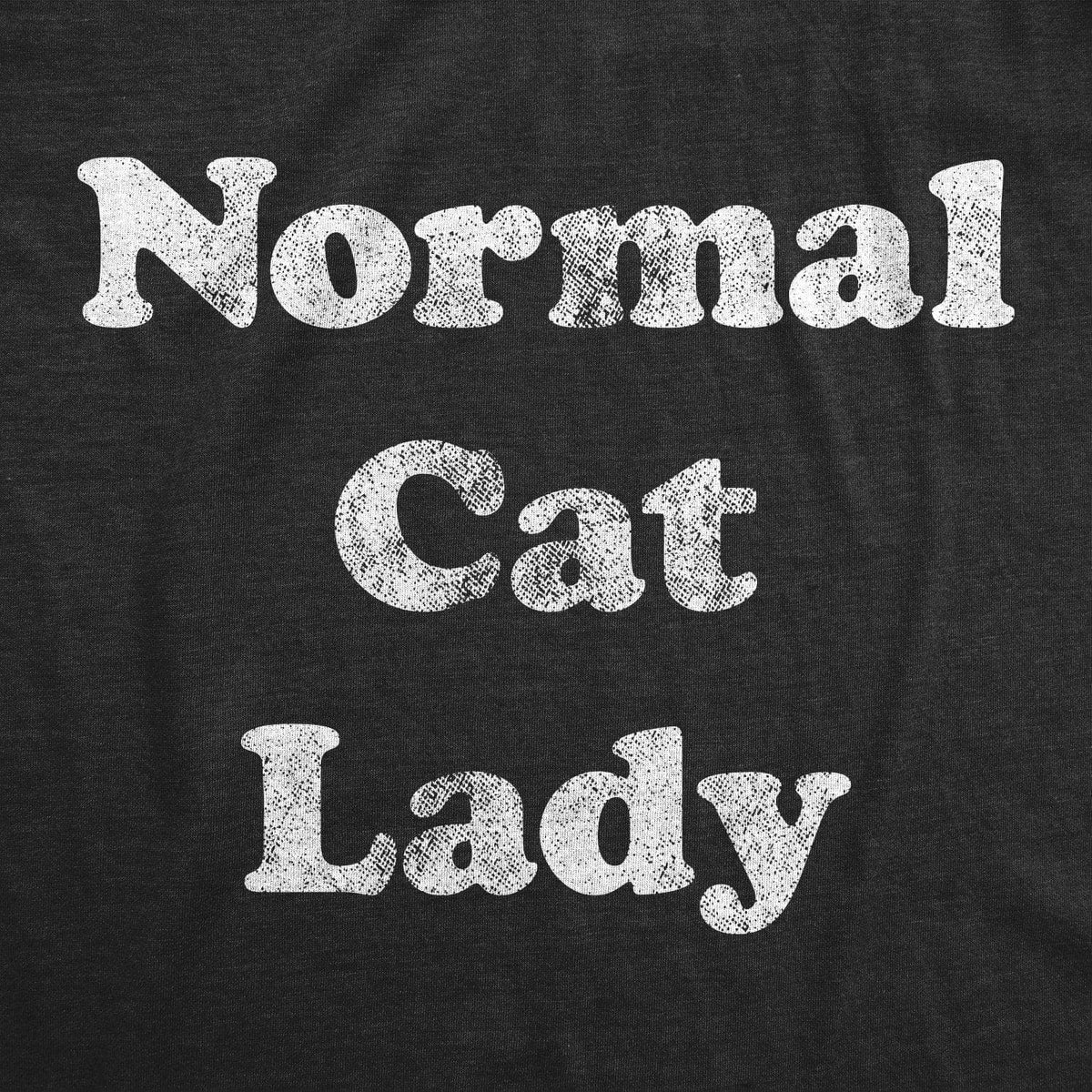 Normal Cat Lady Women&#39;s Tshirt - Crazy Dog T-Shirts