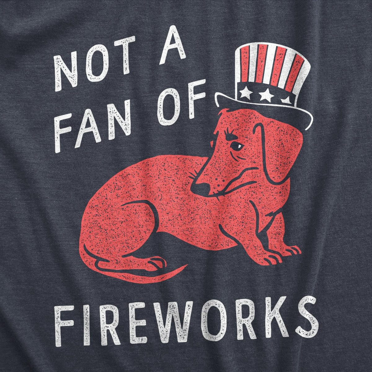 Not A Fan Of Fireworks Women&#39;s Tshirt  -  Crazy Dog T-Shirts