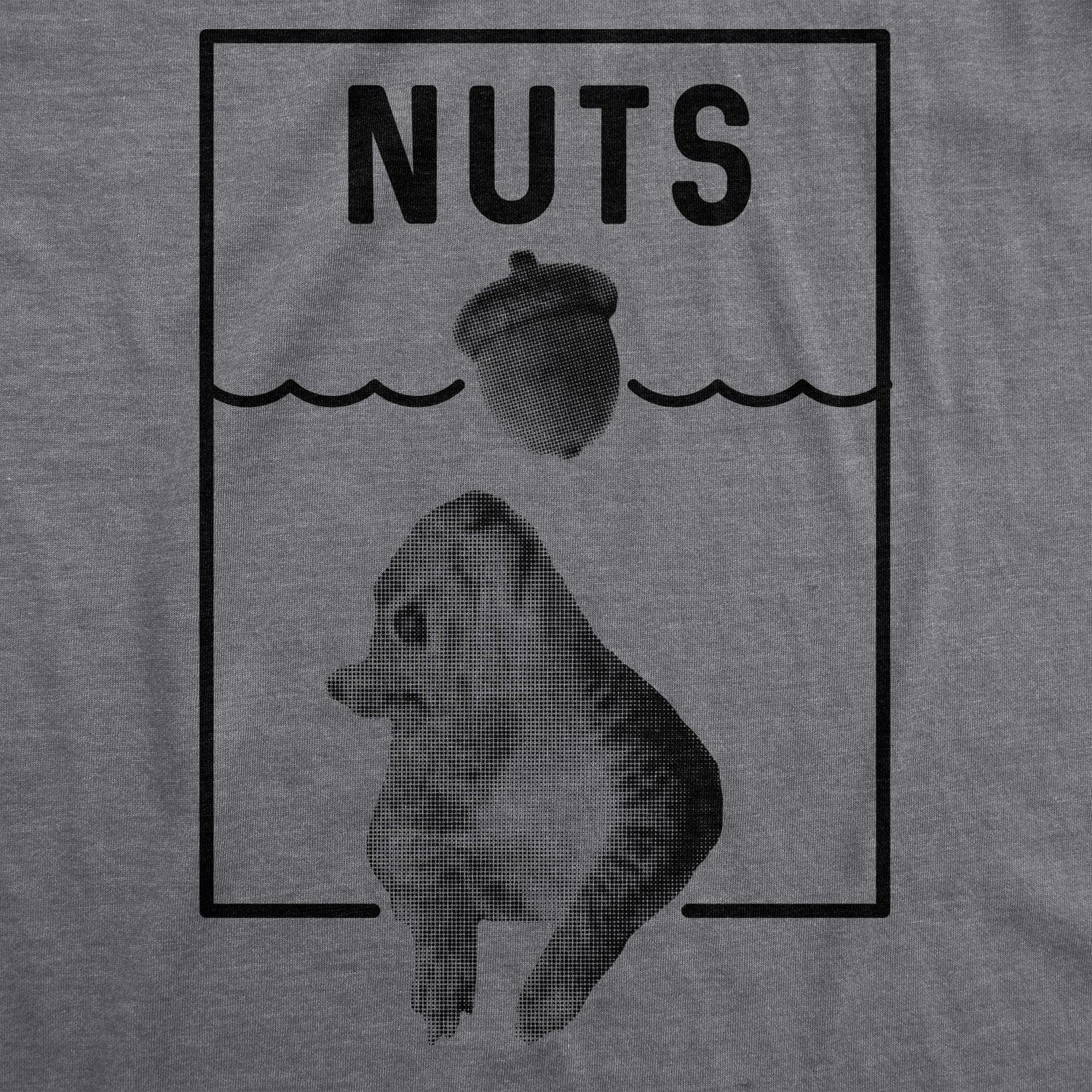 Nuts Jaws Squirrel Parody Women's Tshirt  -  Crazy Dog T-Shirts