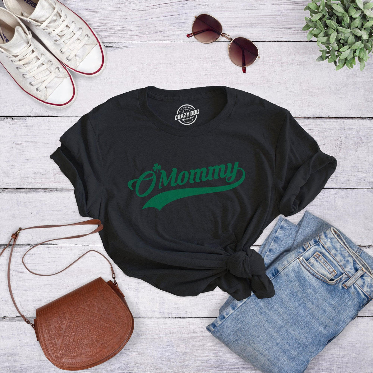 O&#39;Mommy Women&#39;s Tshirt  -  Crazy Dog T-Shirts