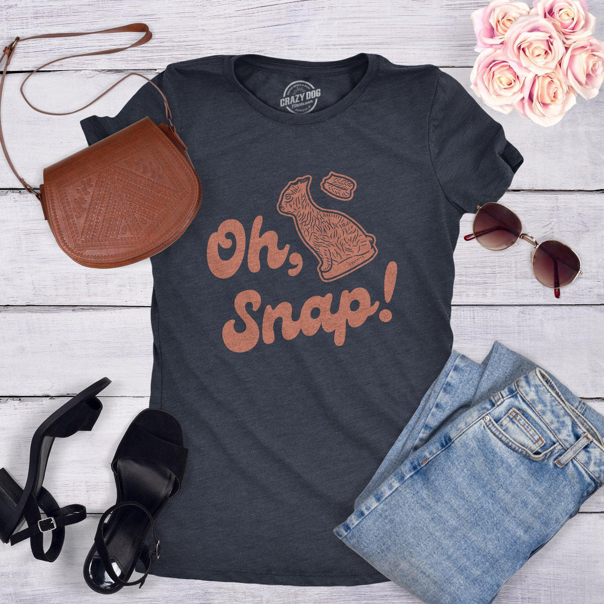 Oh Snap Women&#39;s Tshirt  -  Crazy Dog T-Shirts