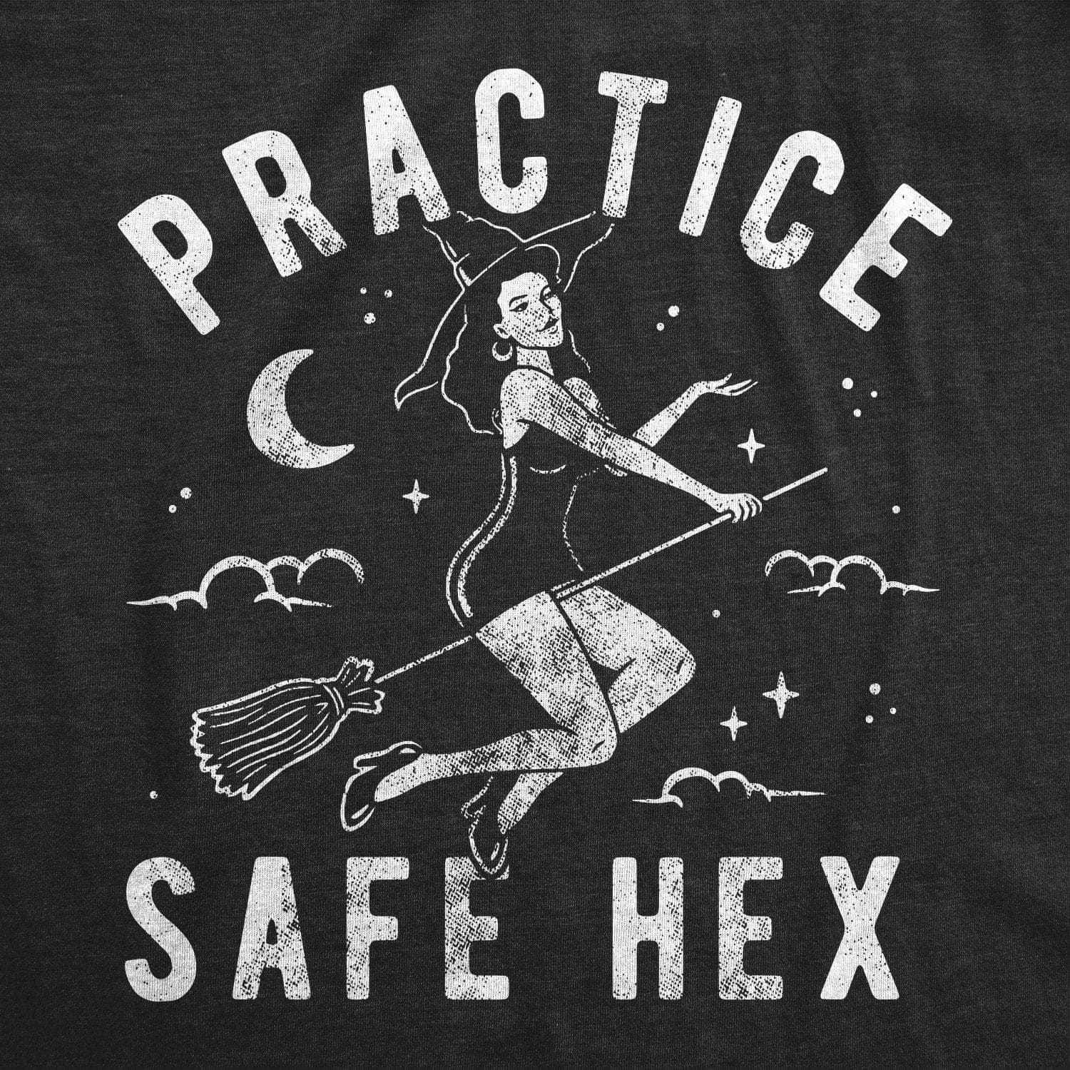 Practice Safe Hex Women's Tshirt - Crazy Dog T-Shirts